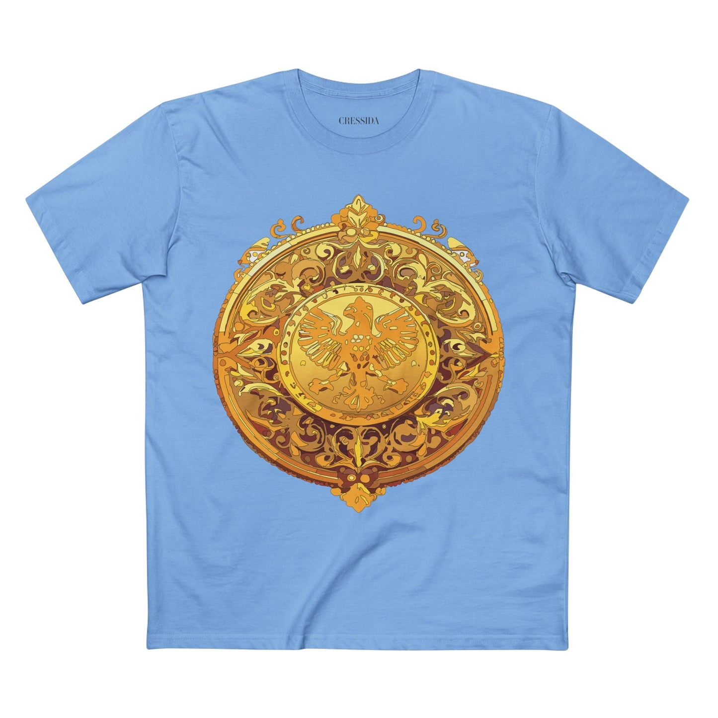 Antique Gold Coin Graphic Design T-Shirt Unisex 100 Cotton With Golden Print Artwork Tee 26