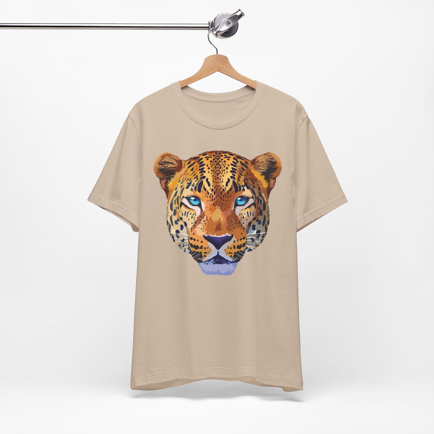 Unisex Animal Print Tee Shirt With Art Design Wild Animals Graphic Tee For Everyday Wear