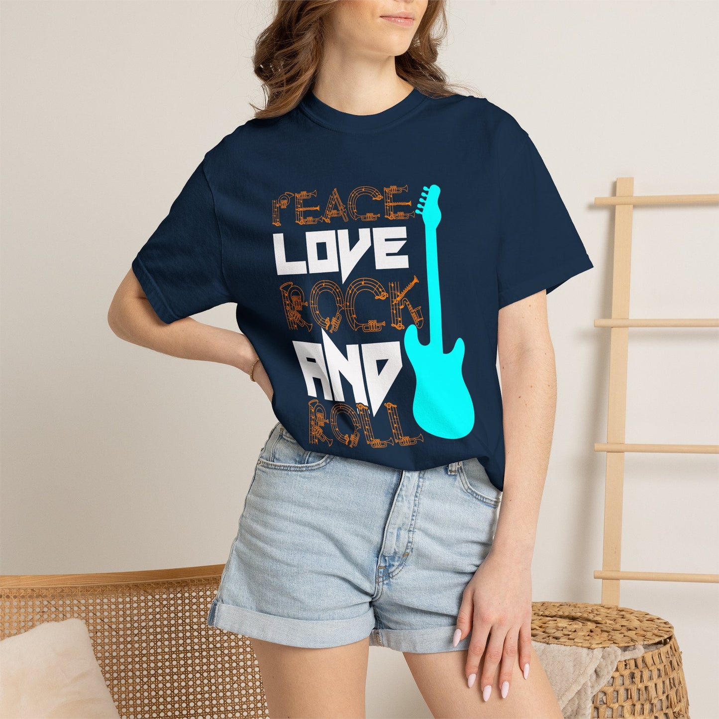 Music Graphic Design Unisex Cotton T-shirt 078