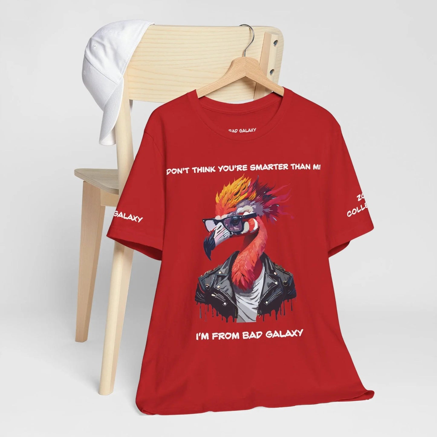 Animal T Shirt Made To Order In USA From Bad Galaxy With Eco Friendly Inks And 100 Percent Cotton