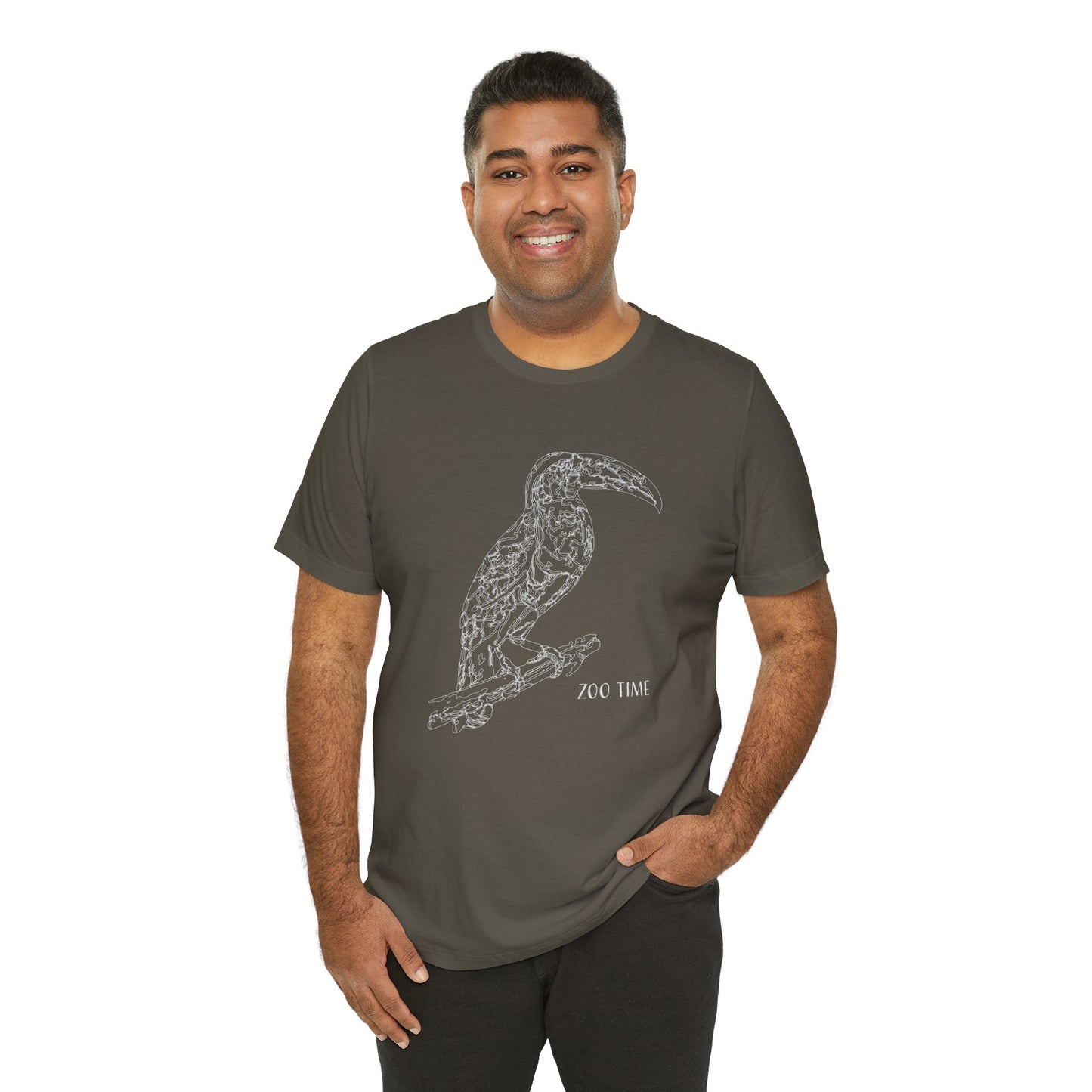 Unisex Tee Shirt with animals Print