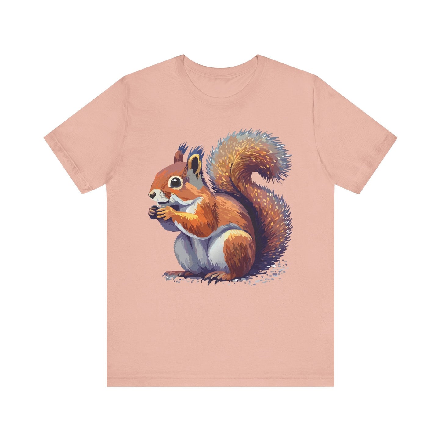 Unisex Animal Print Tee Shirt With Wild Animals Artwork Gildan Softstyle 64000 Cotton