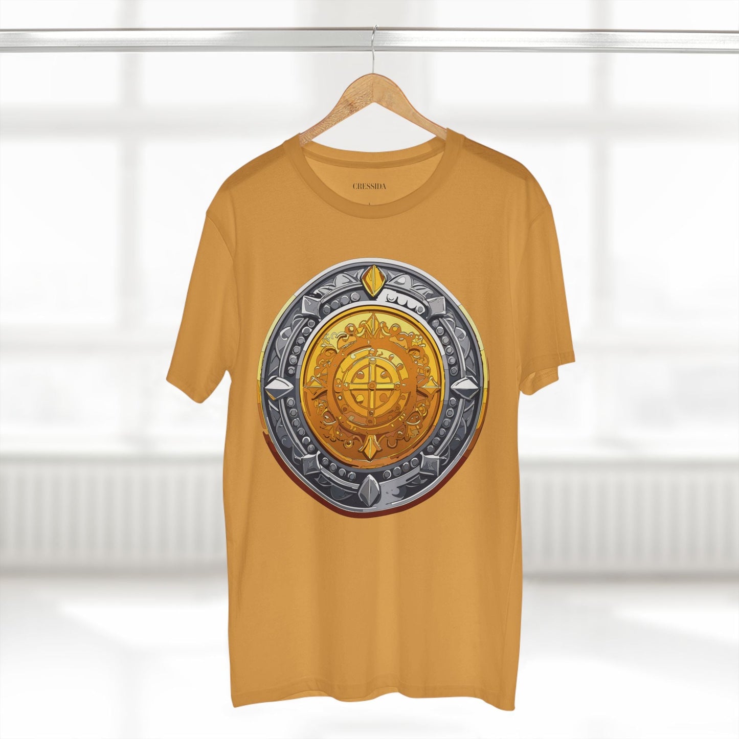 Antique Gold Coin Graphic Design T-Shirt Unisex 100 Cotton With Golden Print Artwork Tee 4