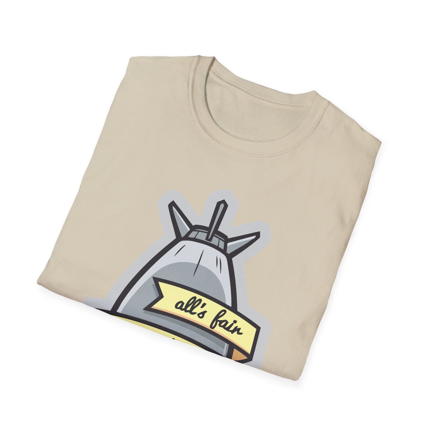 Cartoon T Shirt Animation T Shirt Funny Tee Shirt Unisex Gildan Softstyle 64000 100 Percent Cotton