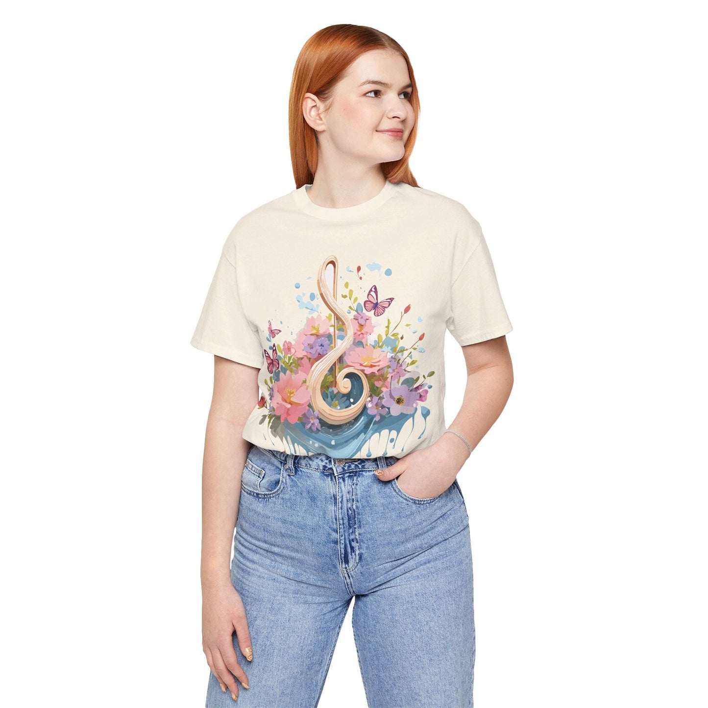 Music Graphic T Shirt Unisex Short Sleeve Adelpha Vintage Inspired Artwork Tee Premium Edition