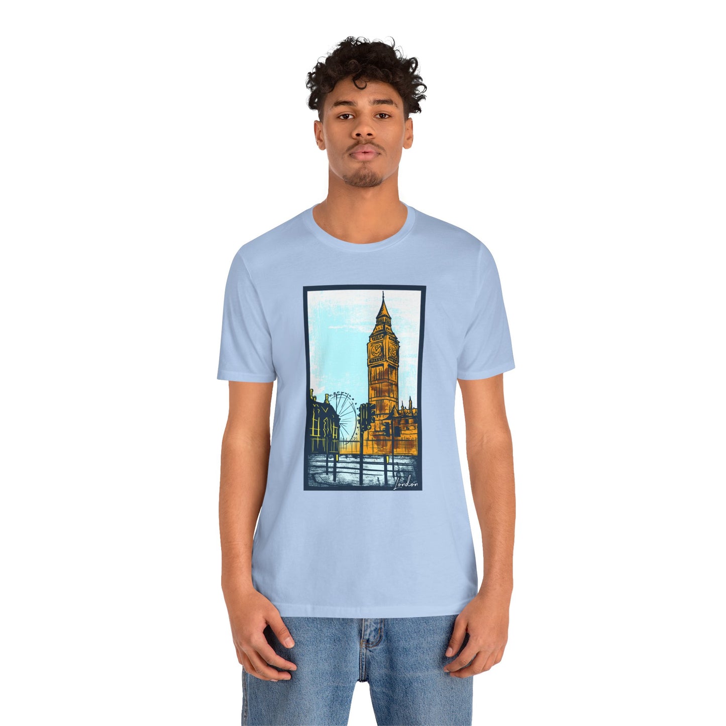 Retro Poster London Graphic Design Tee, London Shirt, Vintage Tees, Art Design T-Shirt, Graphic Tee, Retro Art Shirts