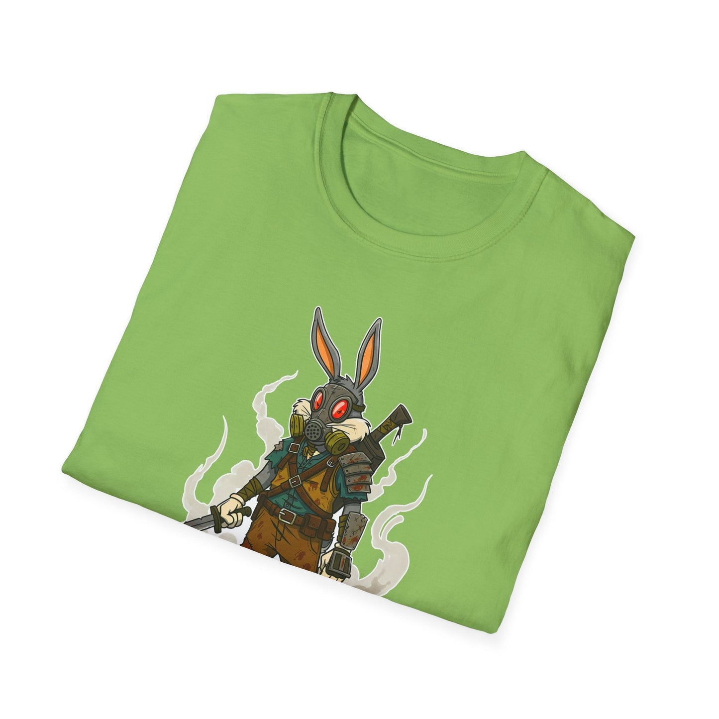 Cartoon Bunny Graphic Unisex Cotton Animal Animation Artwork Design Tee 13