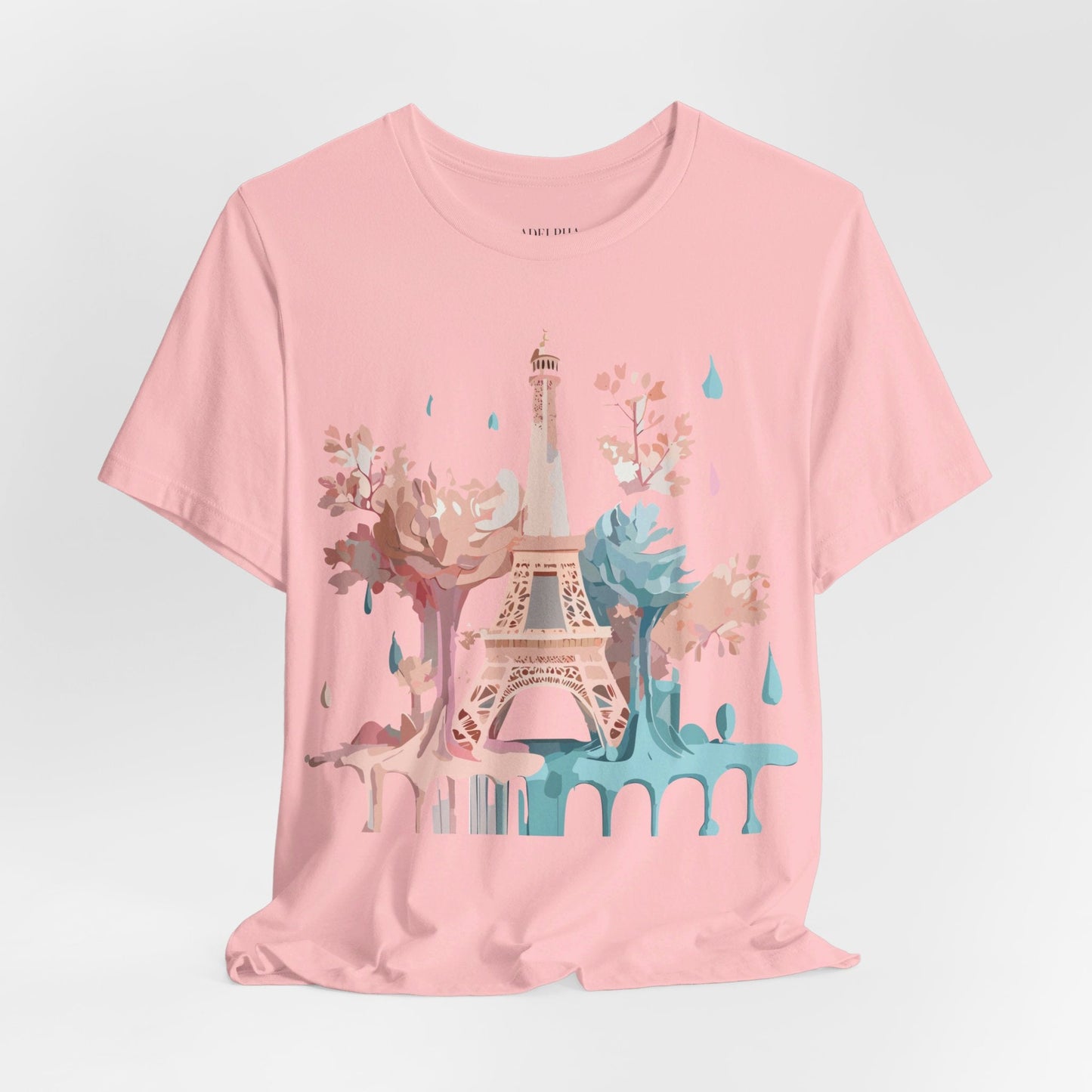 Paris Tourist Shirt Graphic Tee Unisex Vintage Inspired Art Adelpha Premium Quality