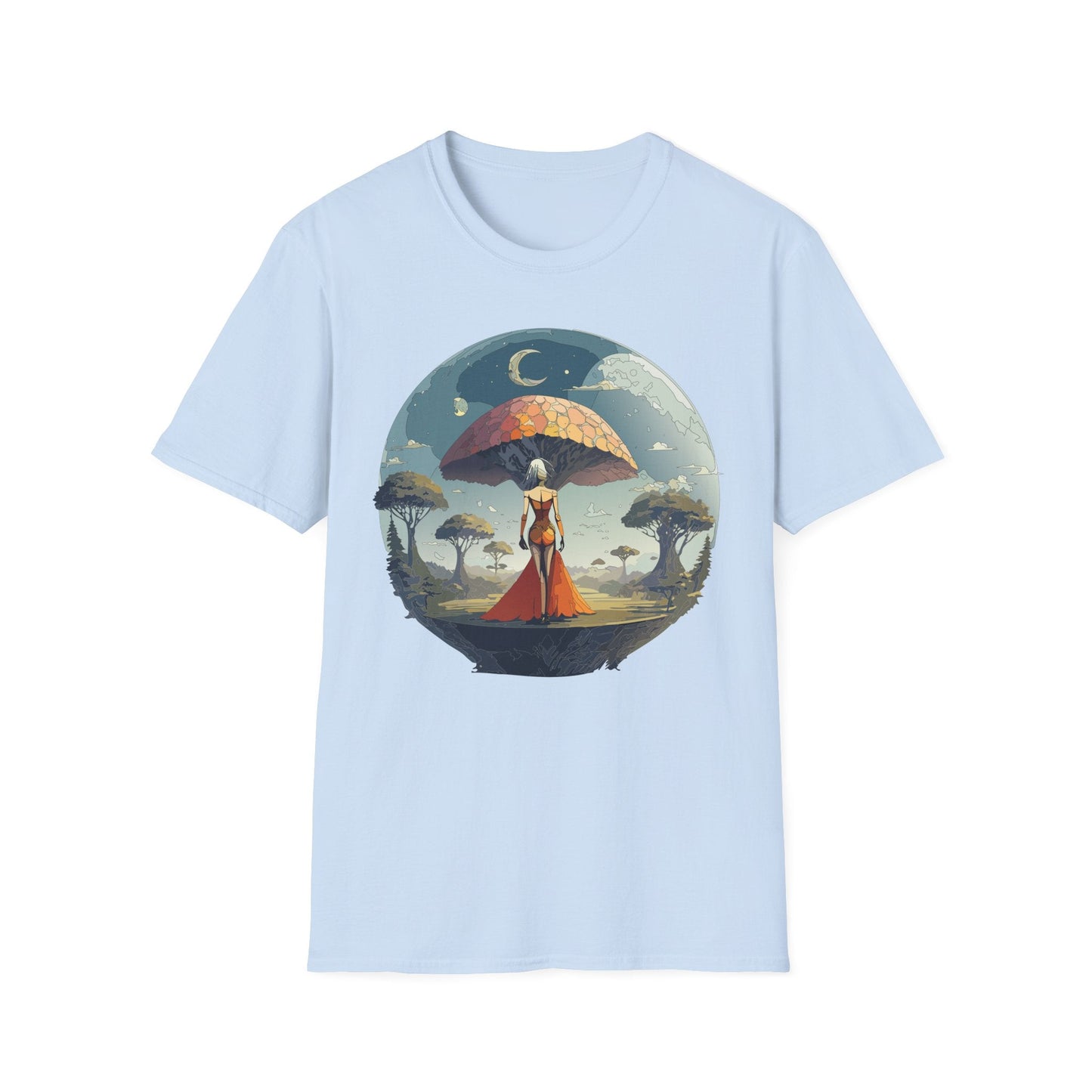 Womens Graphic T Shirts Art Design Shirt Softstyle Casual Tee 64000 Gildan Ring Spun Cotton