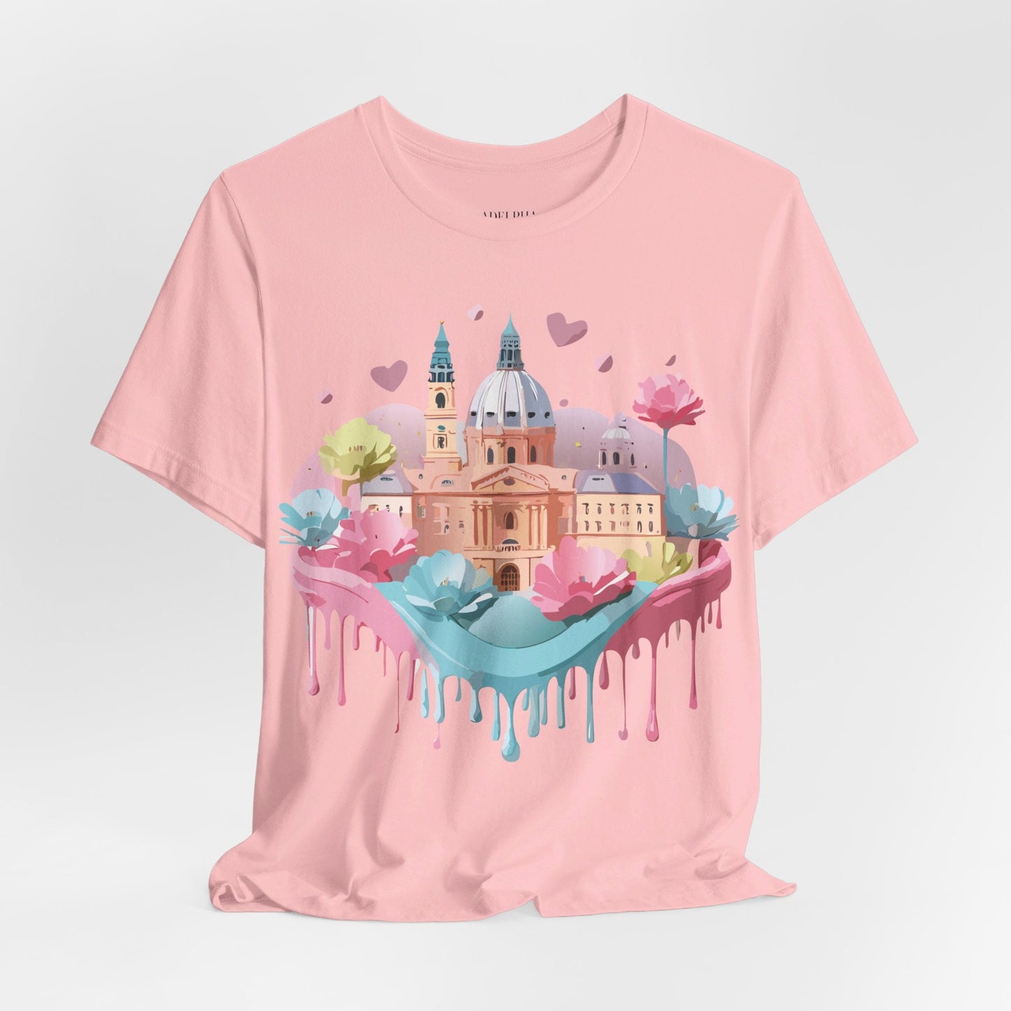 Prague Tourist Shirt Unisex Graphic Tee With Vintage Inspired Artwork By Adelpha