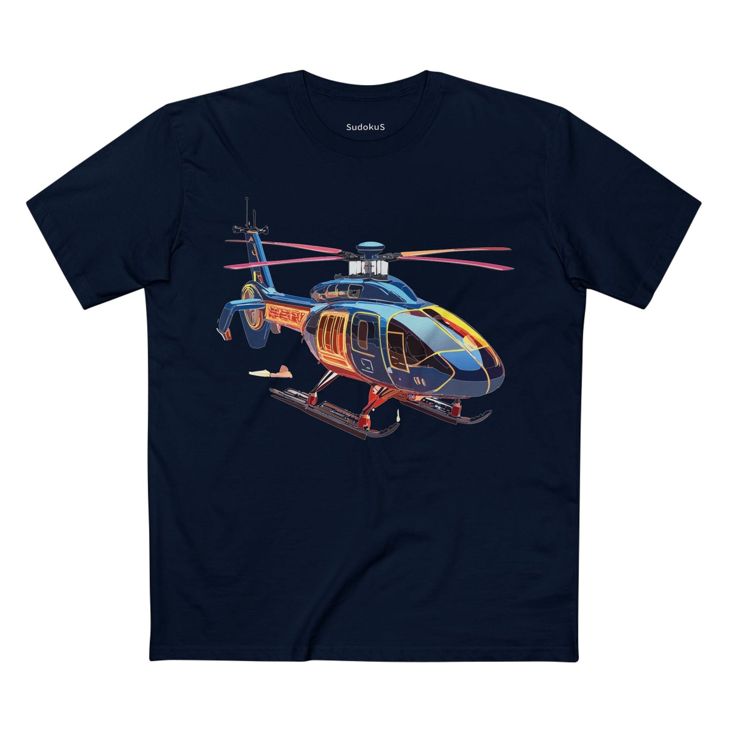 Chopper Graphic Unisex 100 Cotton Staple Tee 8