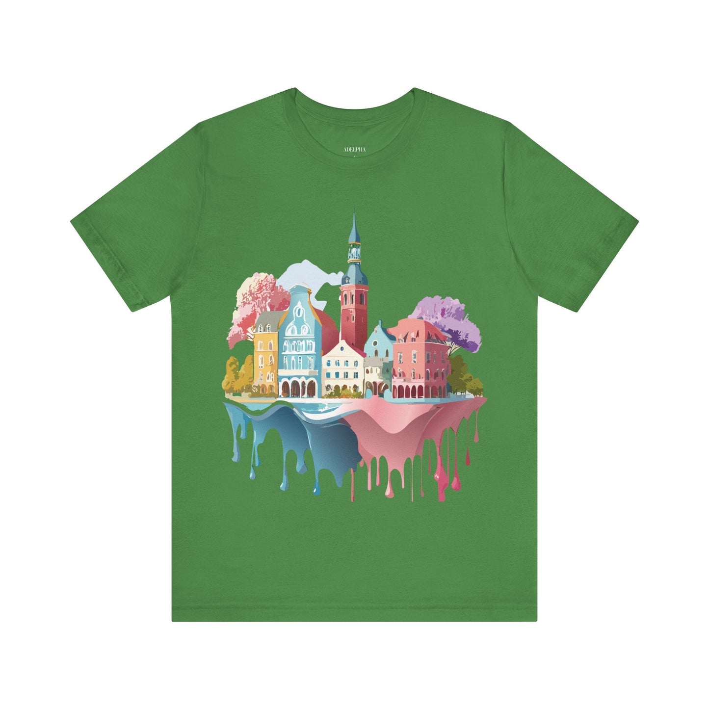 Germany Graphic Tee for Unisex Short Sleeve Shirt by Adelpha Art Design Vintage Inspired