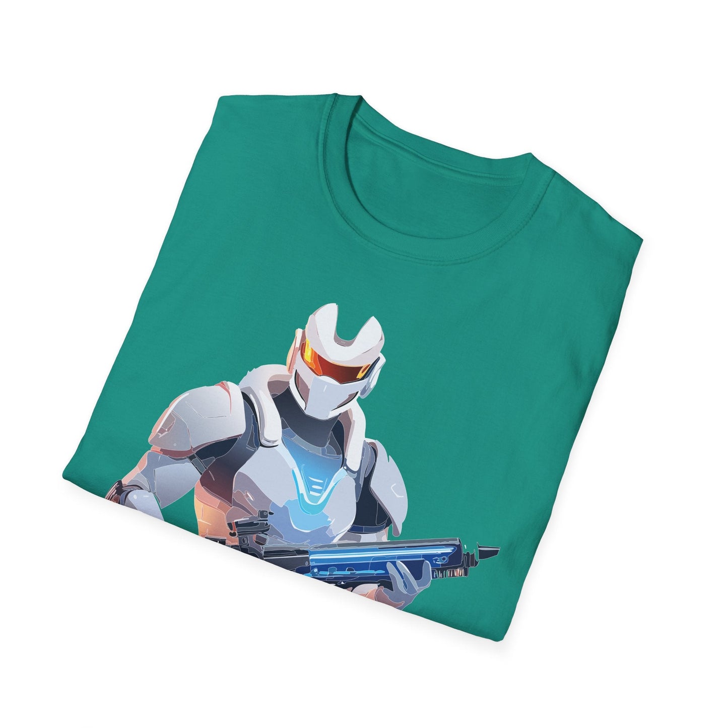 Robocop T Shirt Unisex Gildan Softstyle 64000 100 Percent Ring Spun Cotton Tee With Artwork