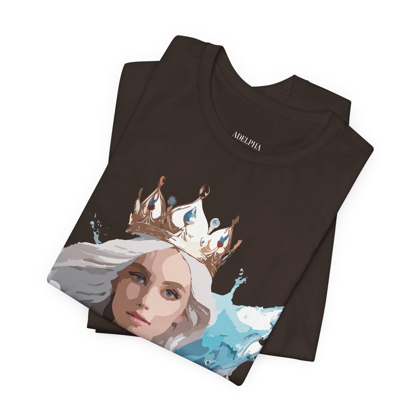 Queen Graphic T Shirt Unisex Jersey Short Sleeve Tee With Vintage Inspired Artwork Adelpha