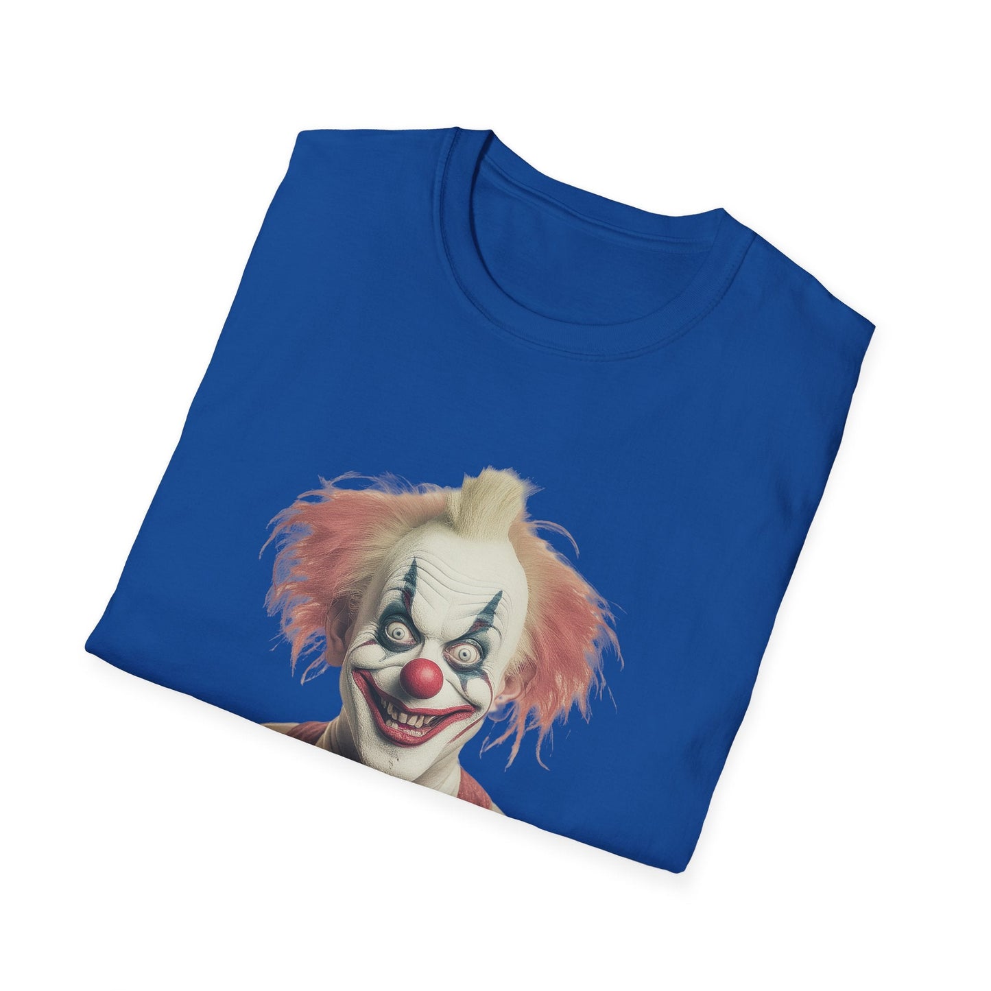 Clown Shirt Circus Tee Gildan Softstyle 64000 One Hundred Percent Ring Spun Cotton Lightweight
