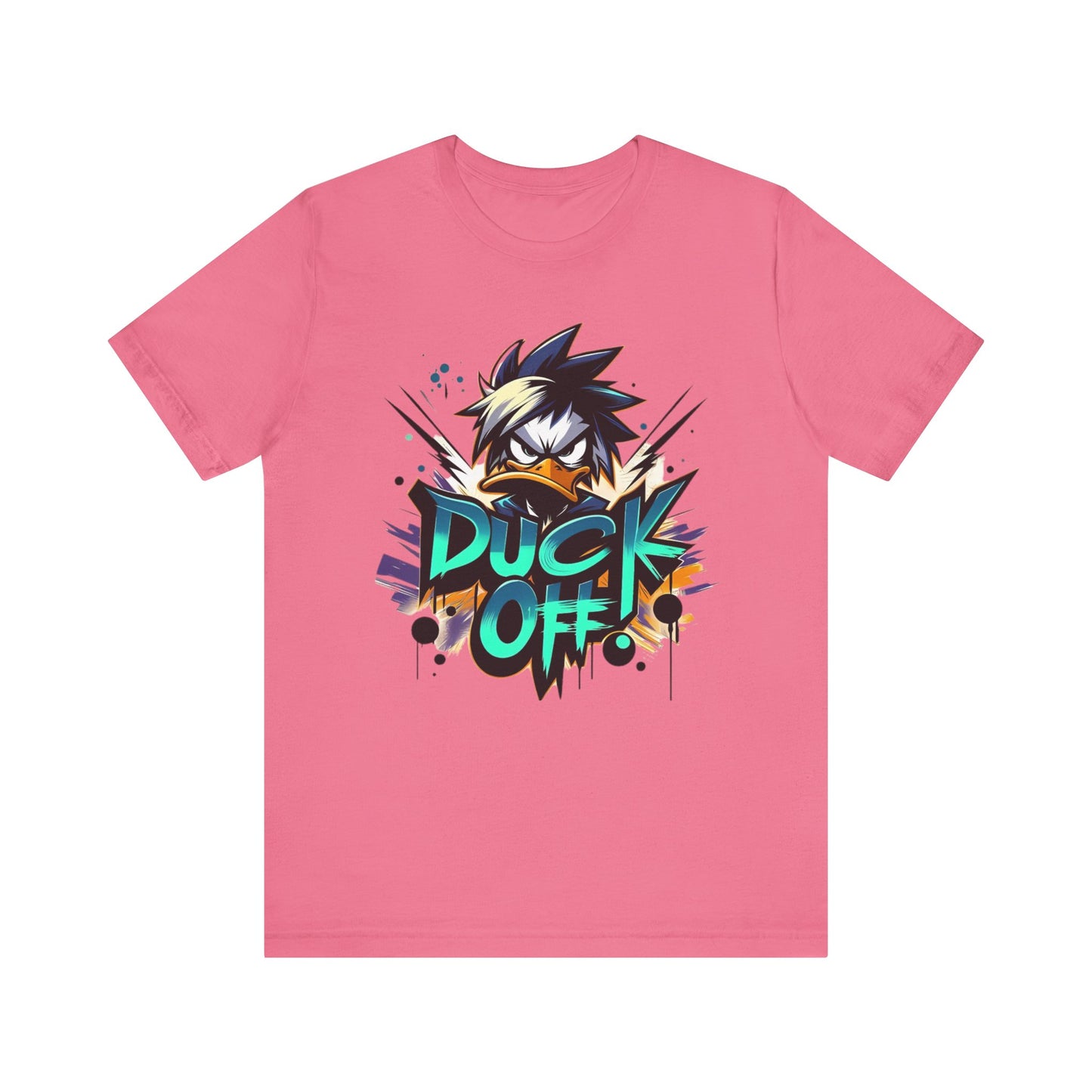 Duck Graphic Tee, Duck Shirt, Funny Bird Tee Shirt, Funny Animal T-Shirt, Cartoon Top, Animal Tees, Art Design T-Shirt