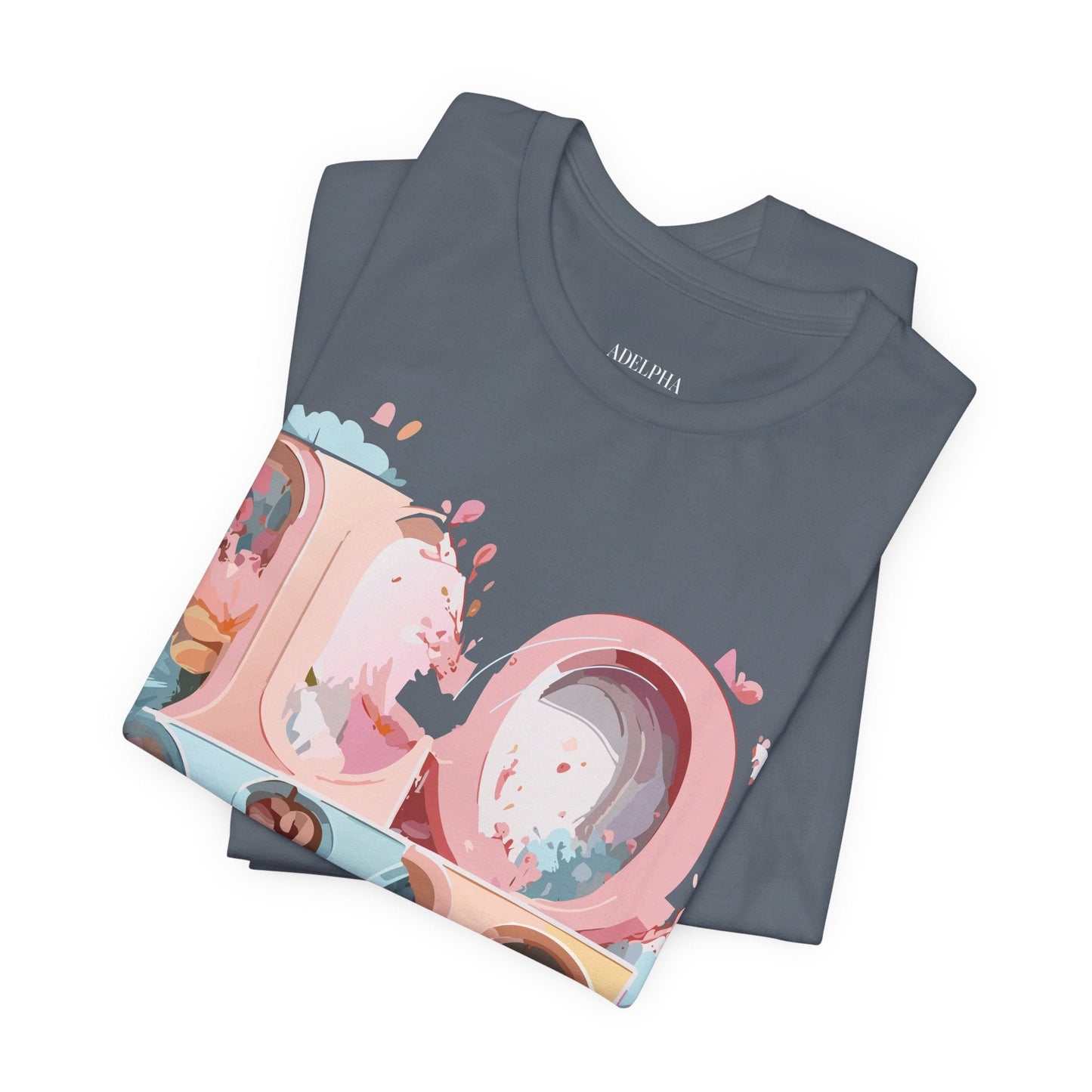 Valentine Graphic T Shirt Unisex Jersey Short Sleeve With Vintage Inspired Artwork By Adelpha