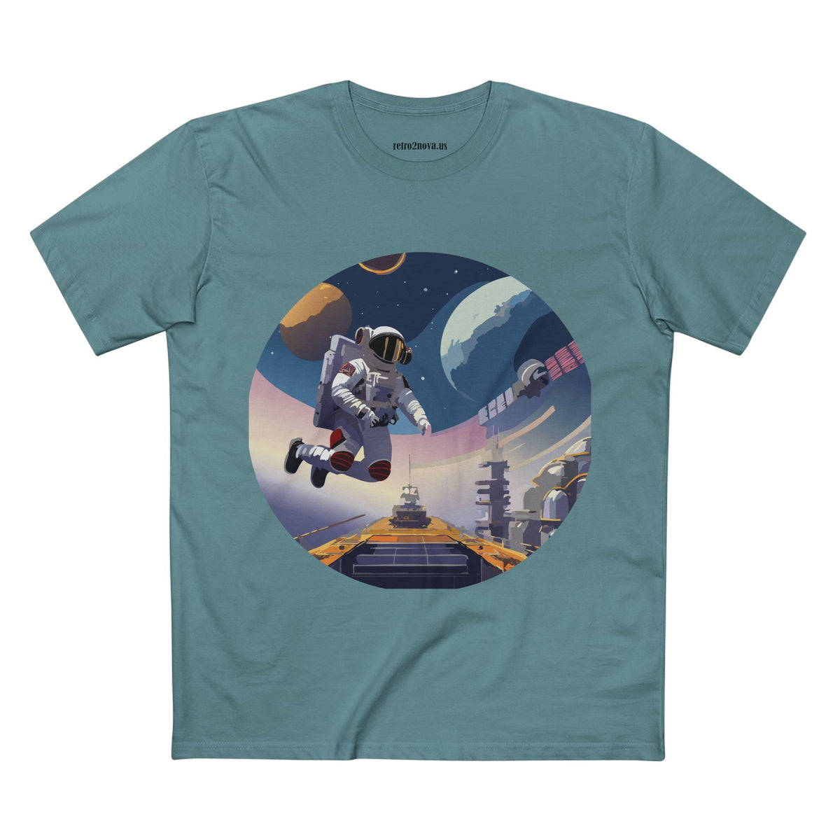 Cosmos Astronaut Graphic Tee Staple Unisex 100 Cotton Tee Shirt - CS-31