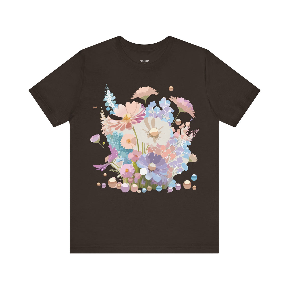 Floral Graphic Tee Shirt - Bella+Canvas Unisex 100 Cotton 15