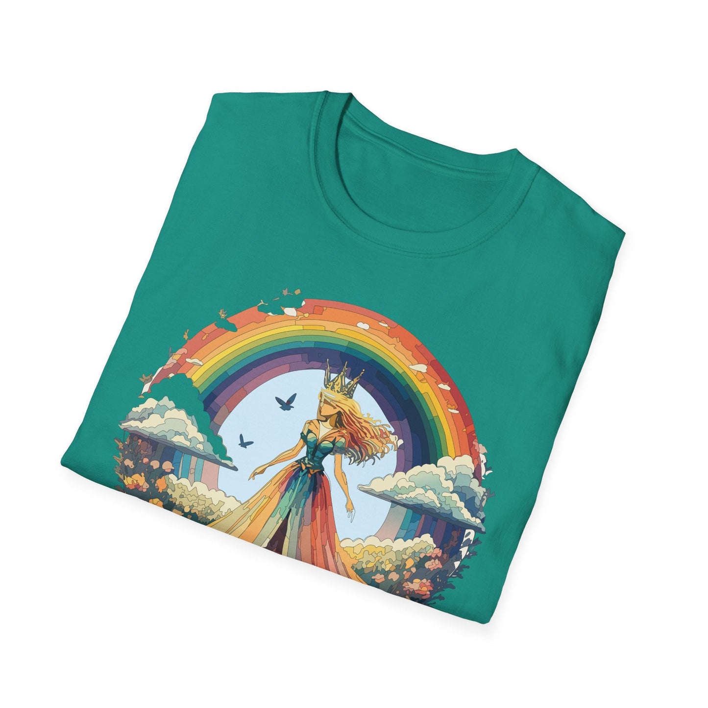 Womens Graphic T Shirt Art Design Tee Softstyle 64000 Unisex Lightweight Cotton Fabric
