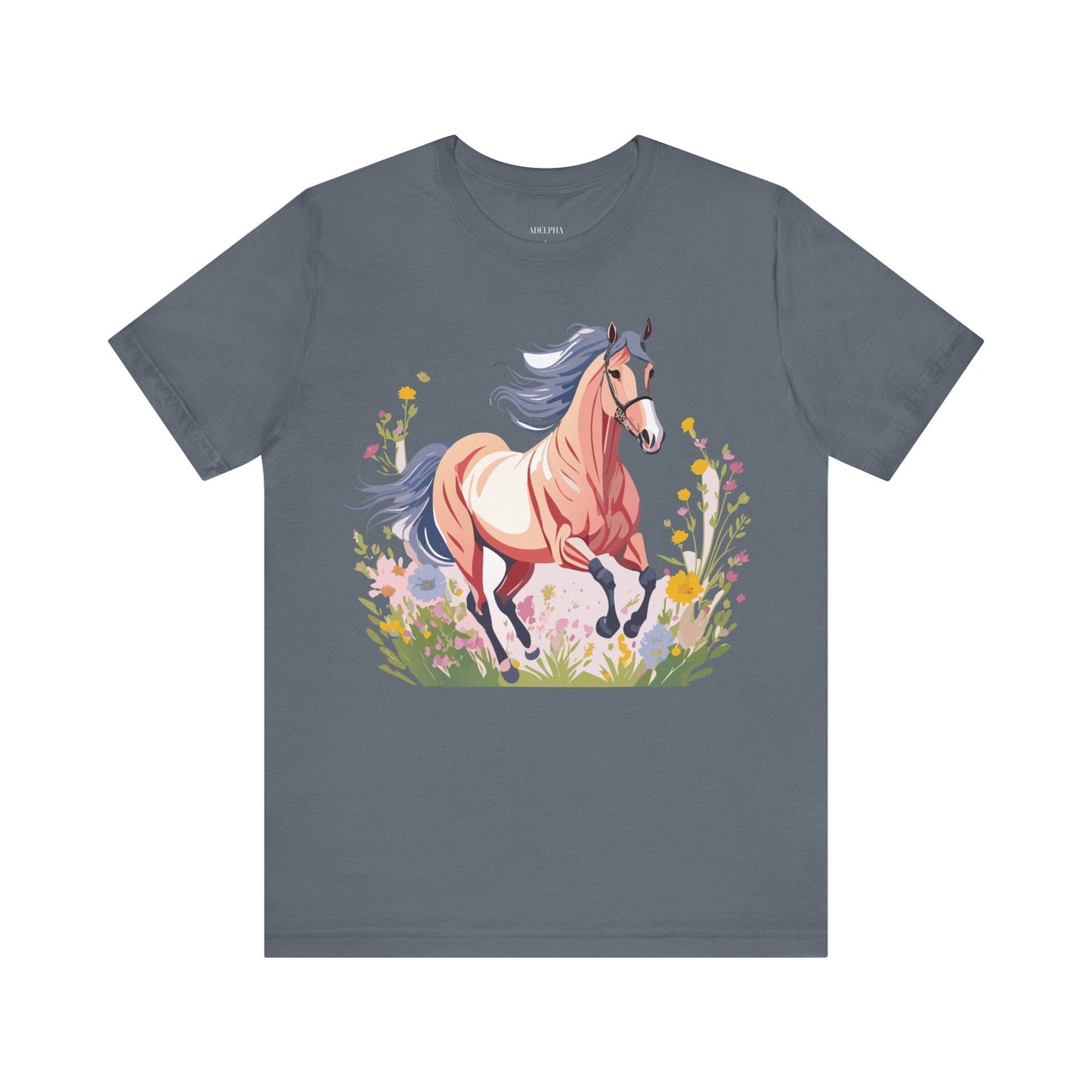 Horse Graphic Unisex 100 Cotton Vintage Animal Art T-Shirt 8