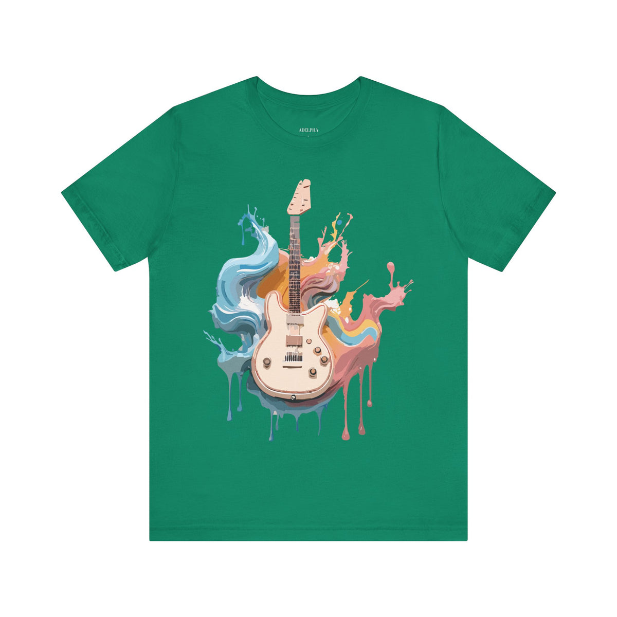 Music Graphic Unisex Cotton Bella+Canvas Tee with Art Design m119