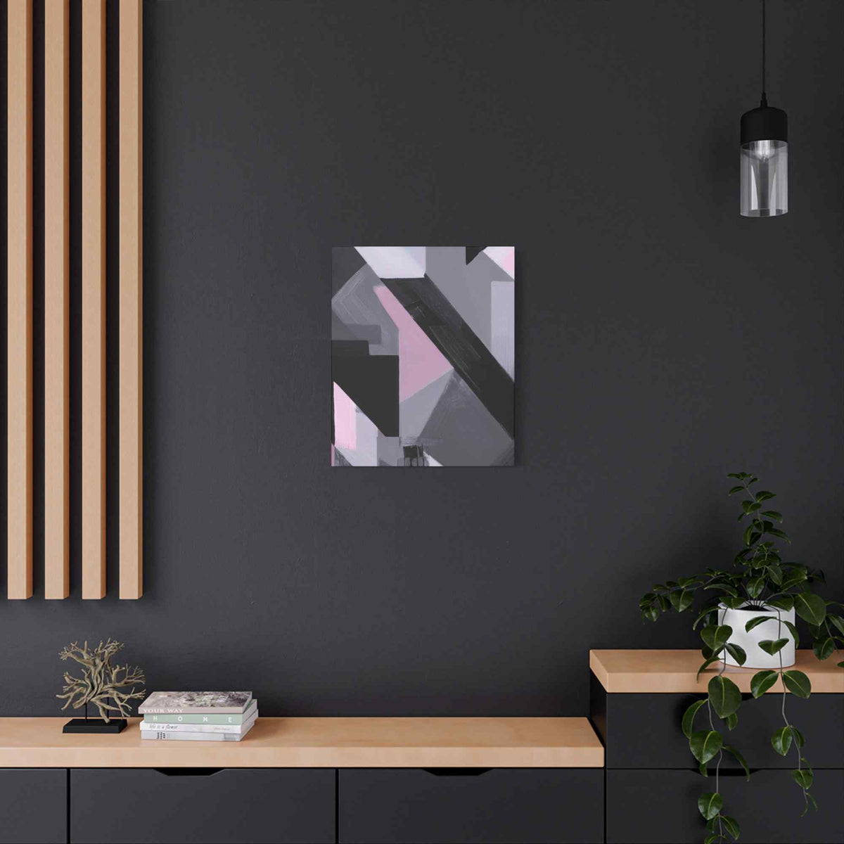 Abstract Geometric Painting Print Canvas 20x24,20x30,24x30 24x32,24x36,30x40 32x48,36x48,40x60 Pine-Wood Inner Frame ABS-45