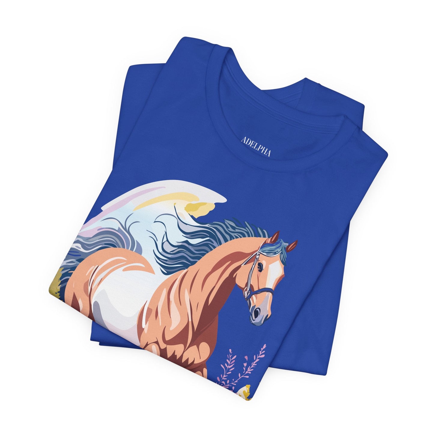 Horse Graphic Unisex 100 Cotton Vintage Animal Art T-Shirt 4