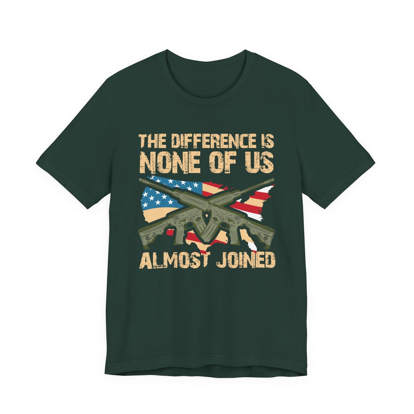 Army Veteran Patriotic Graphic Design Unisex Cotton T-Shirt v18