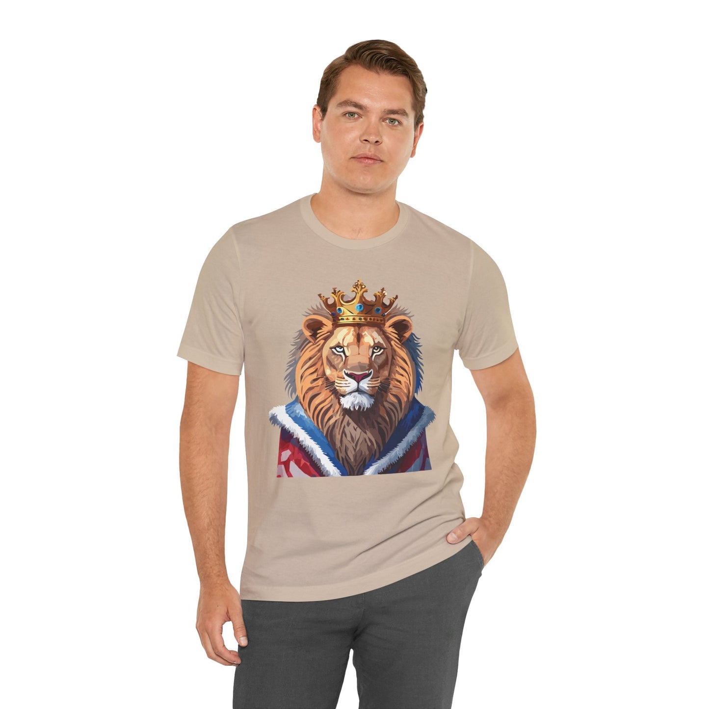 Unisex Animal T Shirt With Art Design Wild Animals Shirt Gildan Softstyle 64000 Cotton