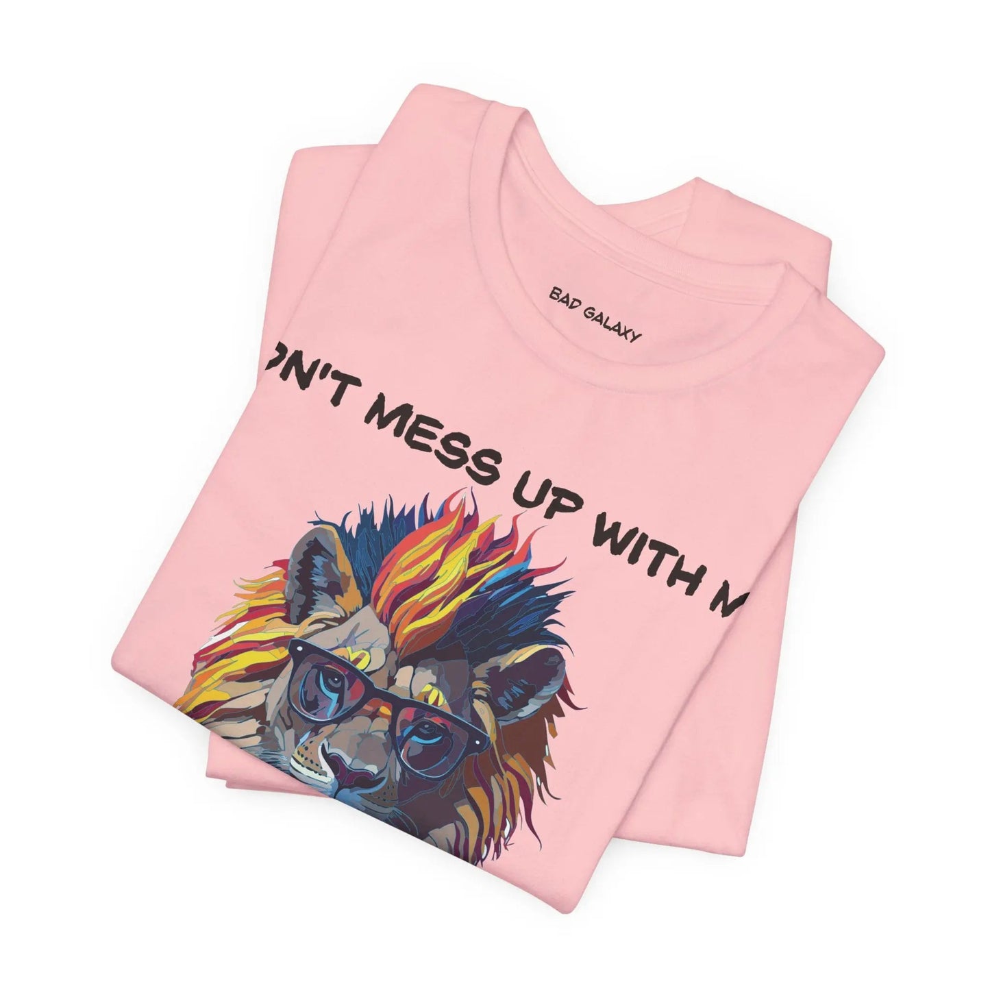 Animal T Shirt From Bad Galaxy Made To Order 100 Percent Cotton Tee Eco Friendly Non Toxic Inks USA