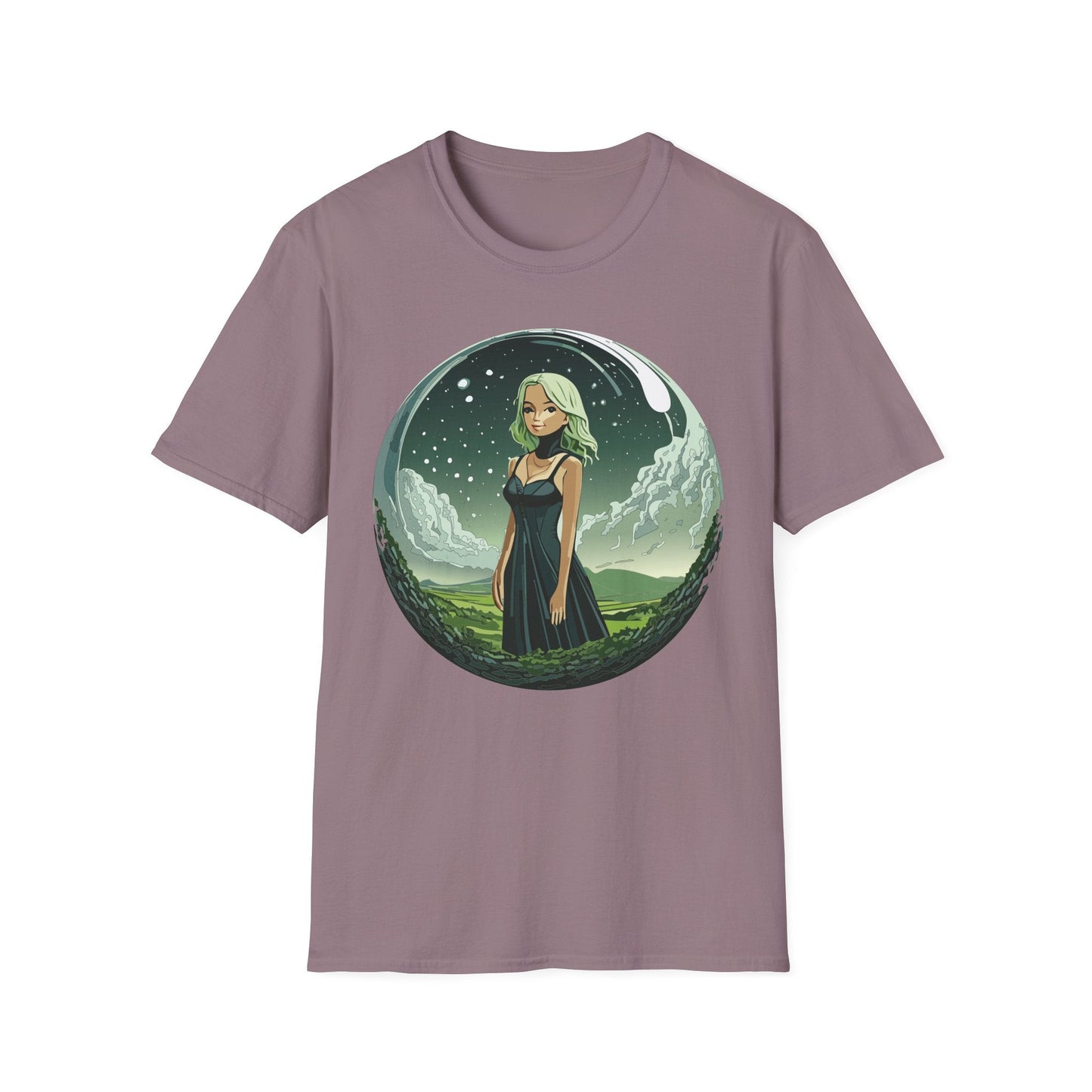 Womens Graphic T Shirt Art Design Tee Ladies Short Sleeve Softstyle 64000 Cotton Ring Spun