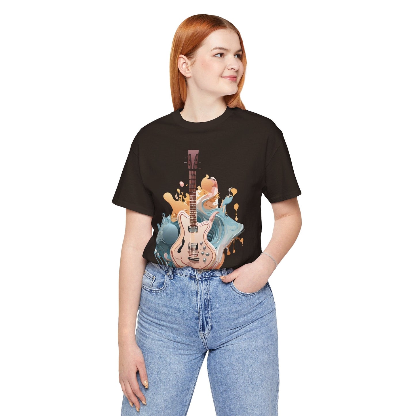 Adelpha Vintage Inspired Graphic Tee Unisex Jersey Short Sleeve Music Design Collectible