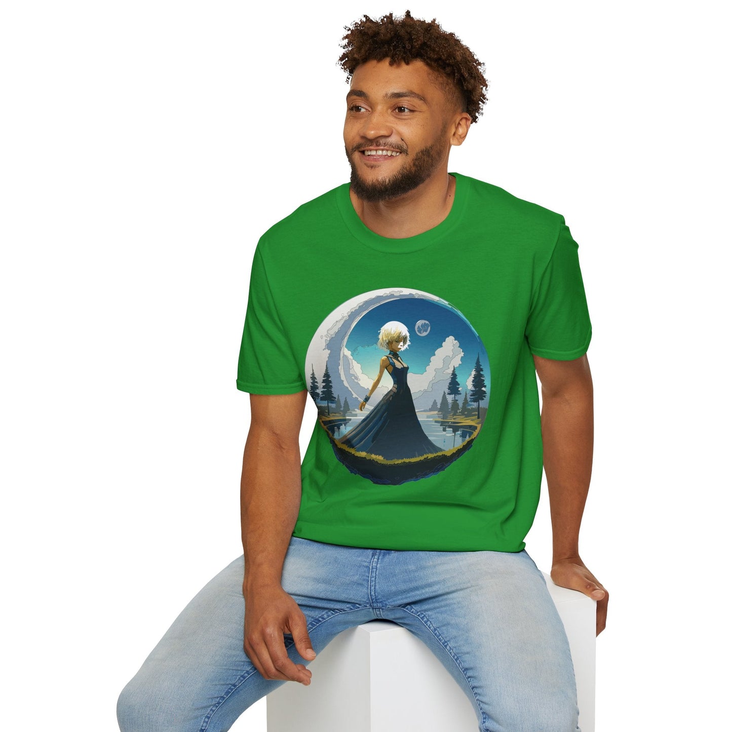 Womens Graphic T Shirt Art Design Tee Gildan Softstyle 64000 Unisex Short Sleeve