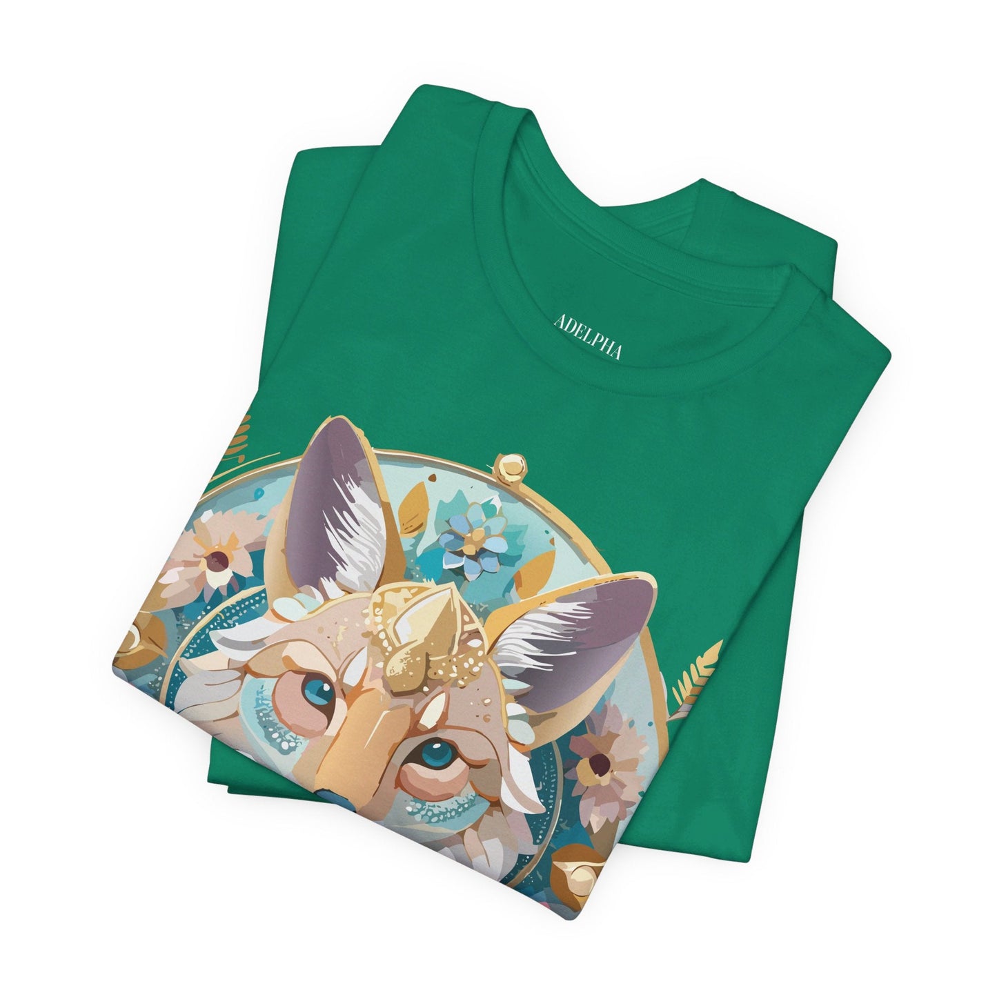 Adelpha Vintage Inspired Graphic Tee Medallion Art Unisex Short Sleeve Shirt Premium