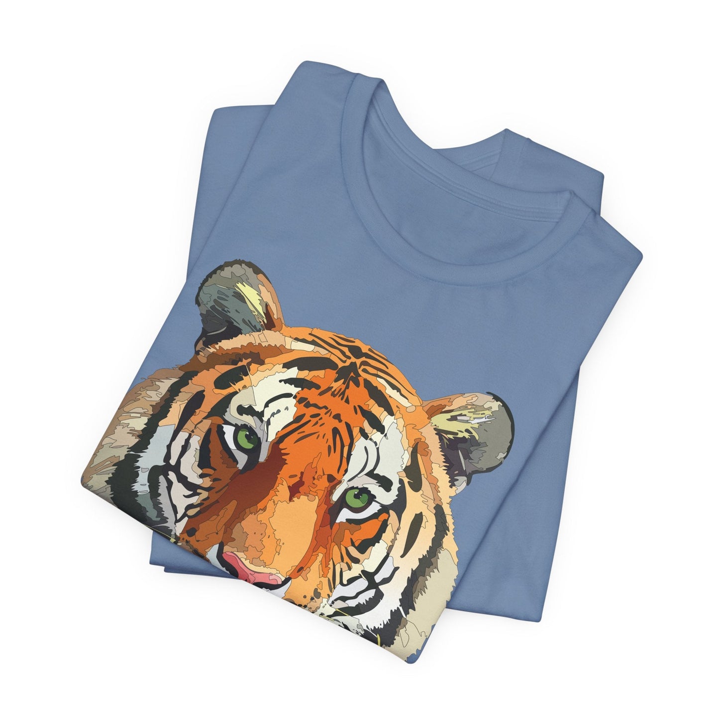 Unisex Animal Graphic Tee Shirt With Wildlife Art Design For Everyday Comfort Gildan 64000
