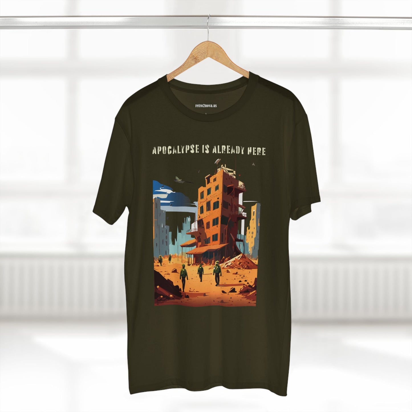 Cataclysm Doomsday Shirt Unisex Premium Cotton Tee With Original Art By Retro2Nova