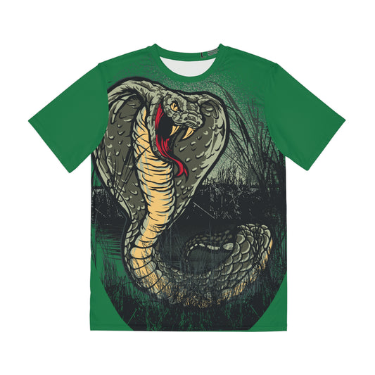 Be Cool Graphic T-Shirt, Art Design Poly Shirt, All Over Print Graphic Tee, Cool Print T-Shirt, Scary Animals Tees