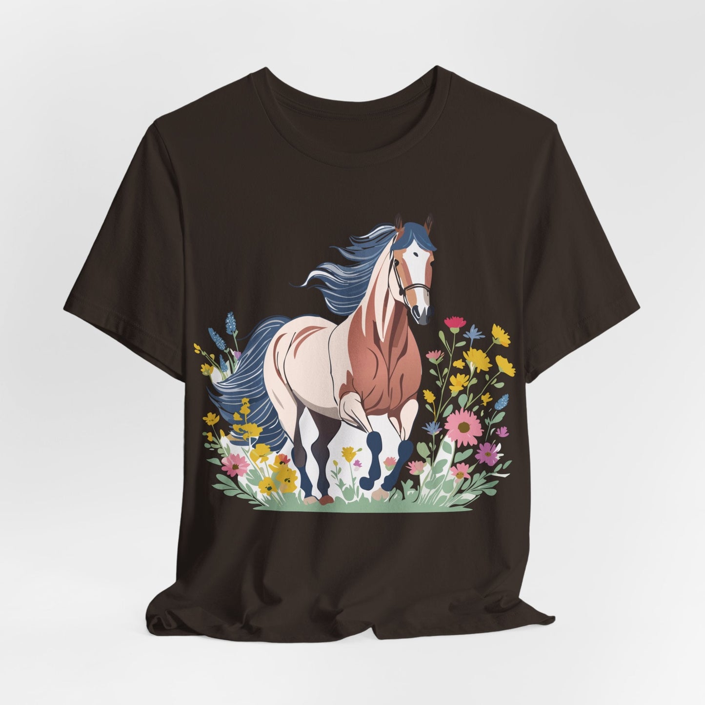 Horse Graphic Unisex 100 Cotton Vintage Animal Art T-Shirt 10