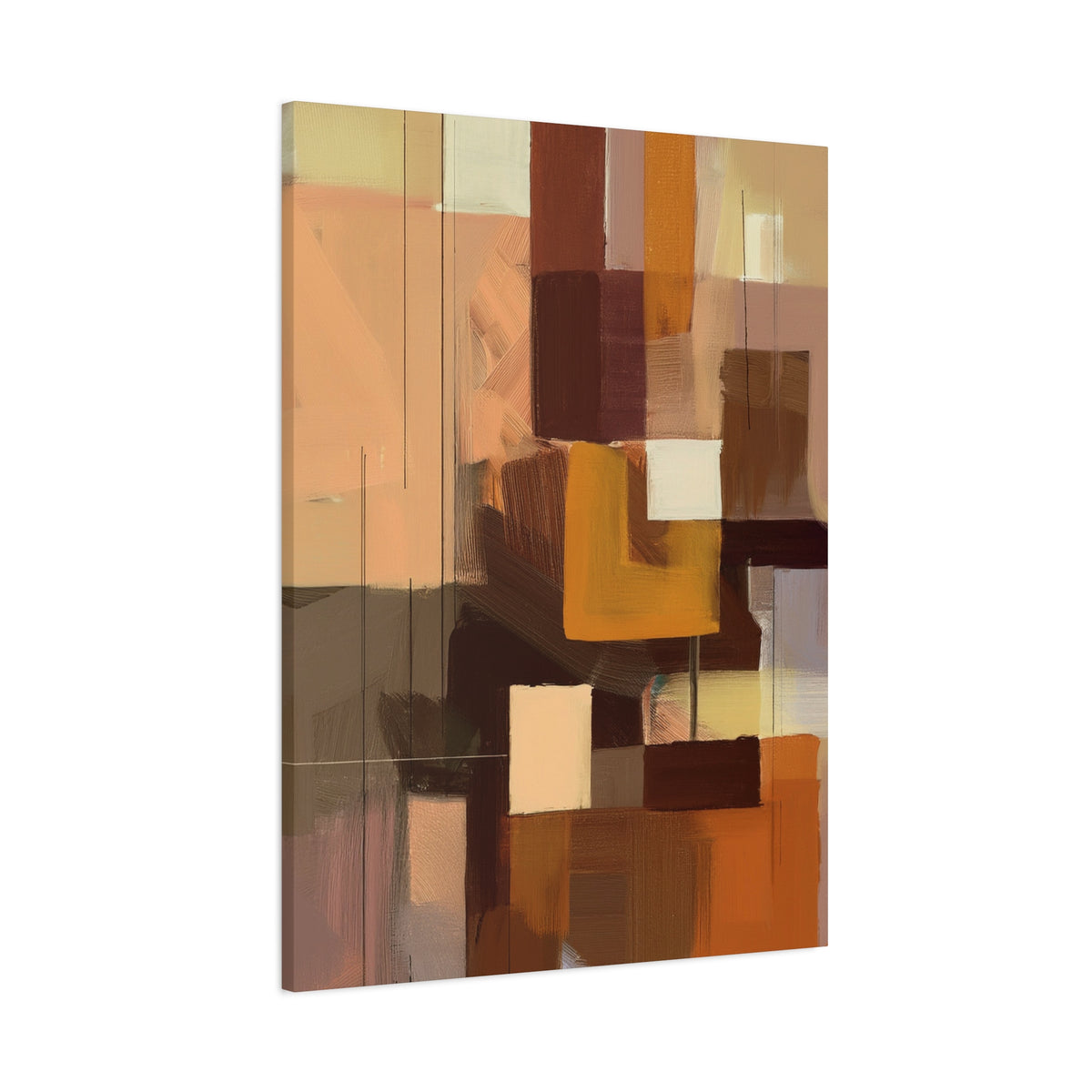 Abstract Geometric Painting Print Canvas 20x24,20x30,24x30 24x32,24x36,30x40 32x48,36x48,40x60 Pine-Wood Inner Frame ABS-49