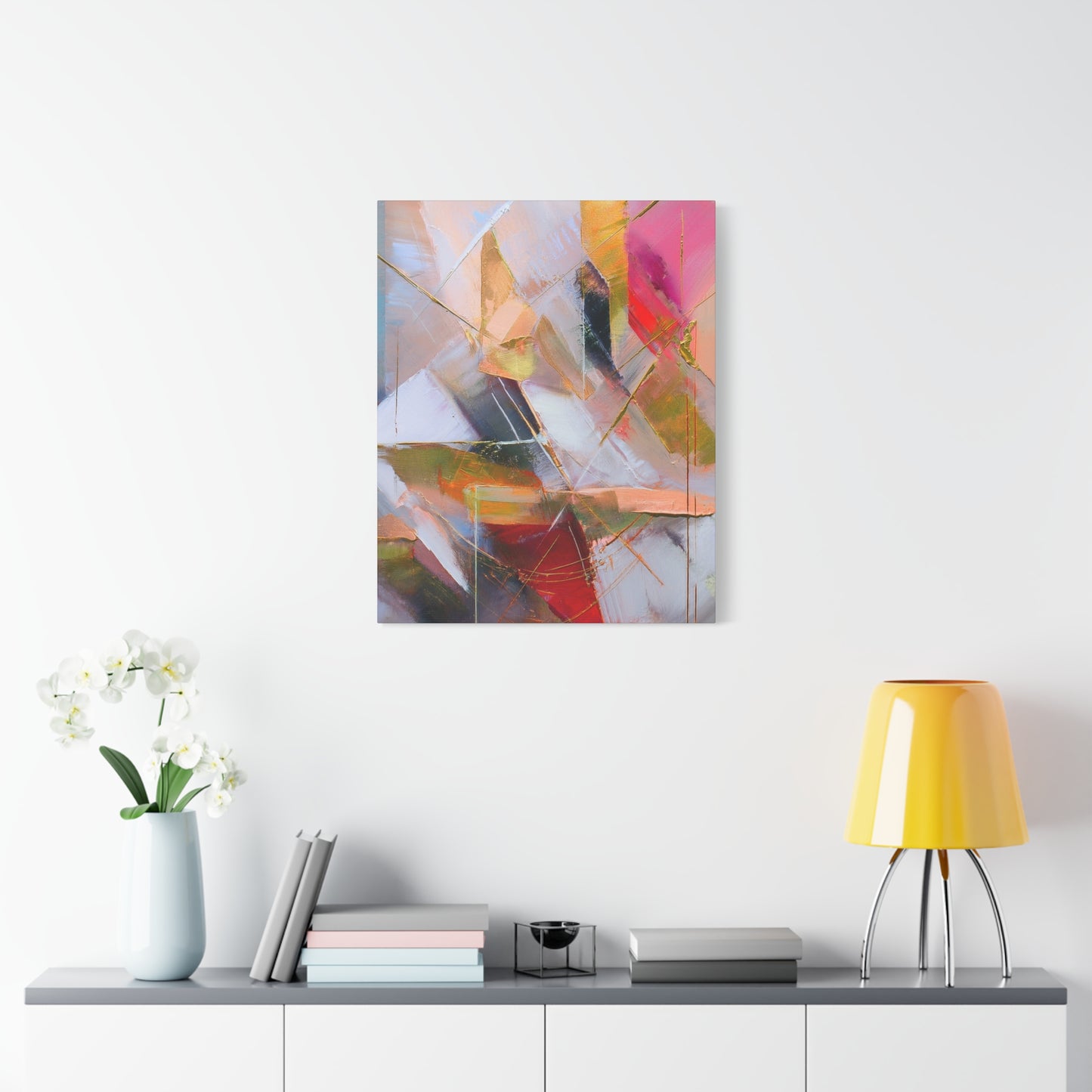 Abstract Oil Painting Print Canvas 20x24,20x30,24x30 24x32,24x36,30x40 32x48,36x48,40x60 Pine-Wood Inner Frame ABS-179