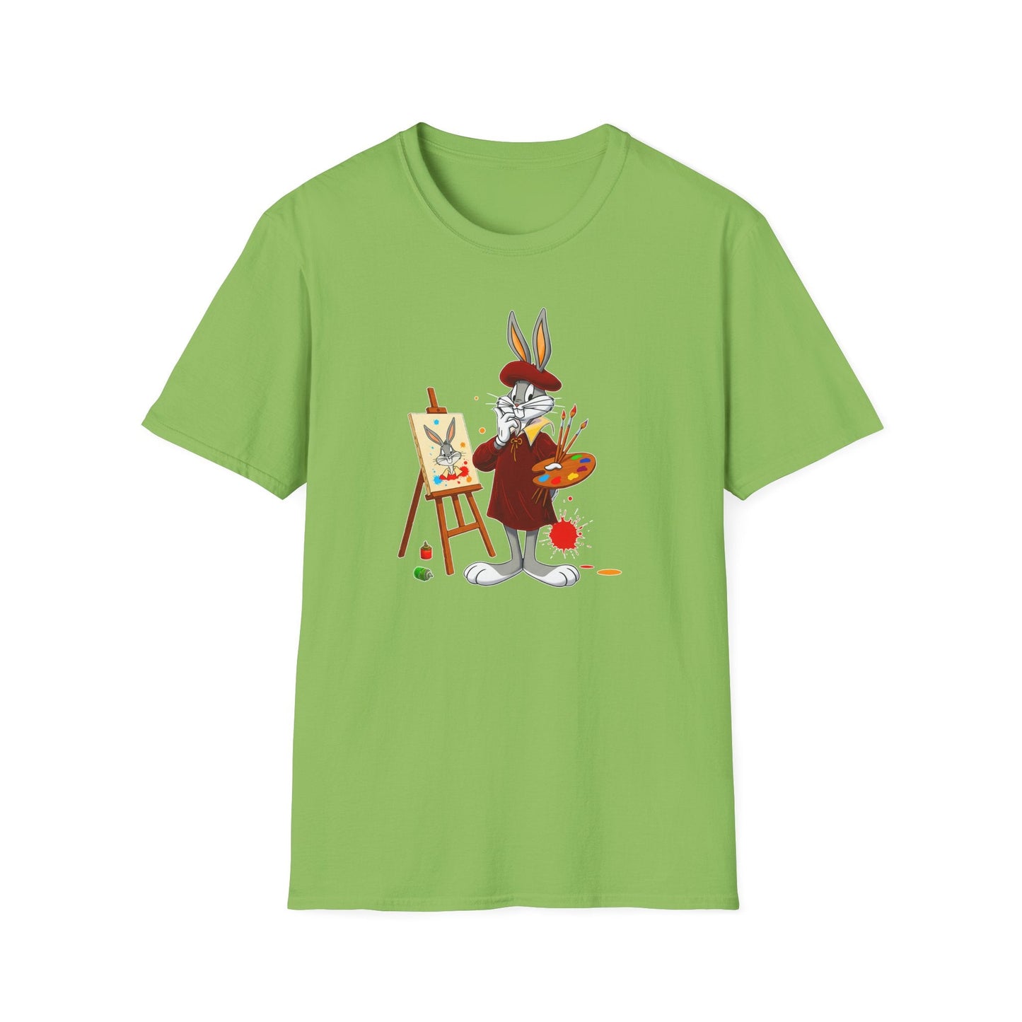 Bugs Bunny Shirt Unisex Cartoon T Shirt Softstyle 64000 Graphic Tee By Gildan Brand