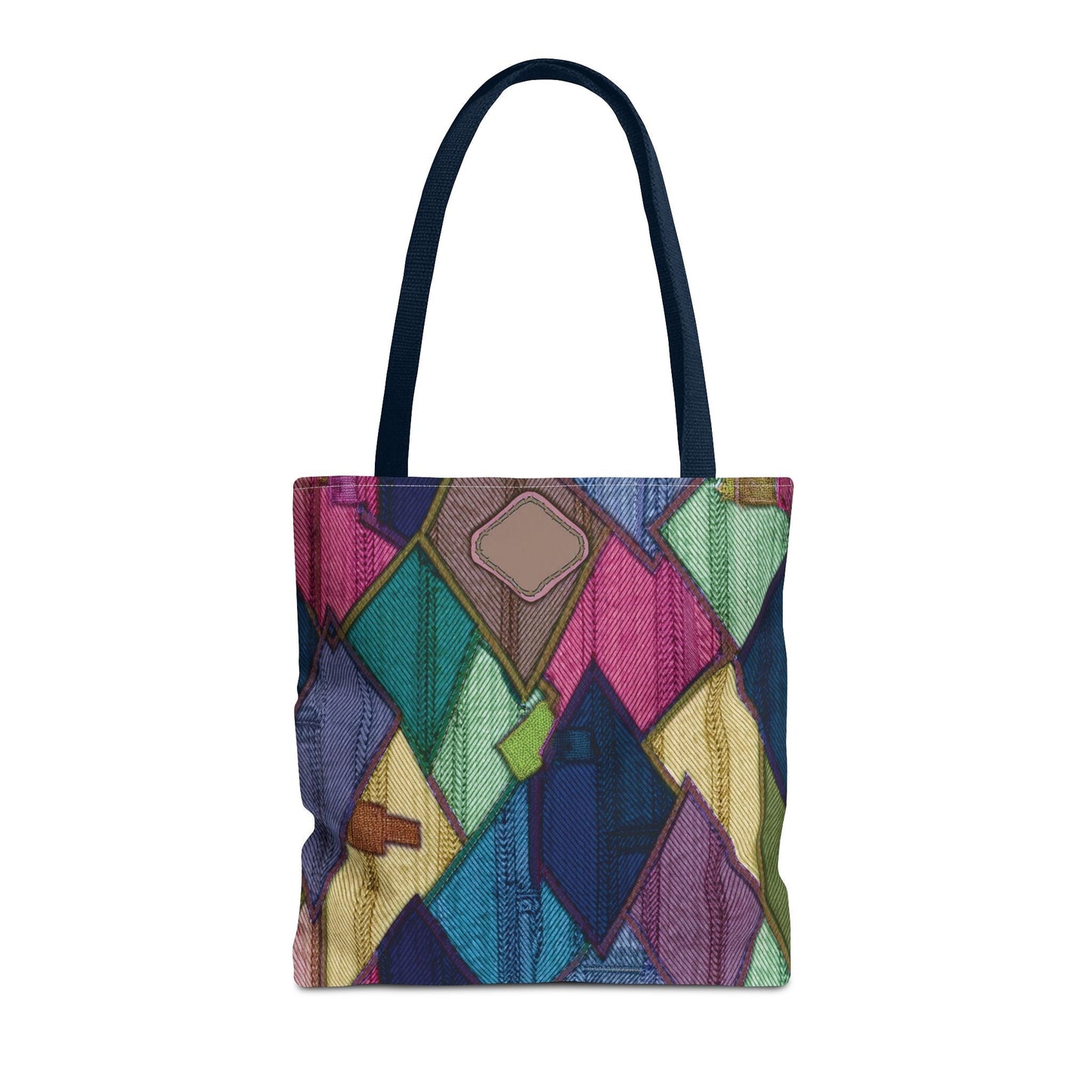 Denim Canvas Bag, Tote Bag Denim Printify