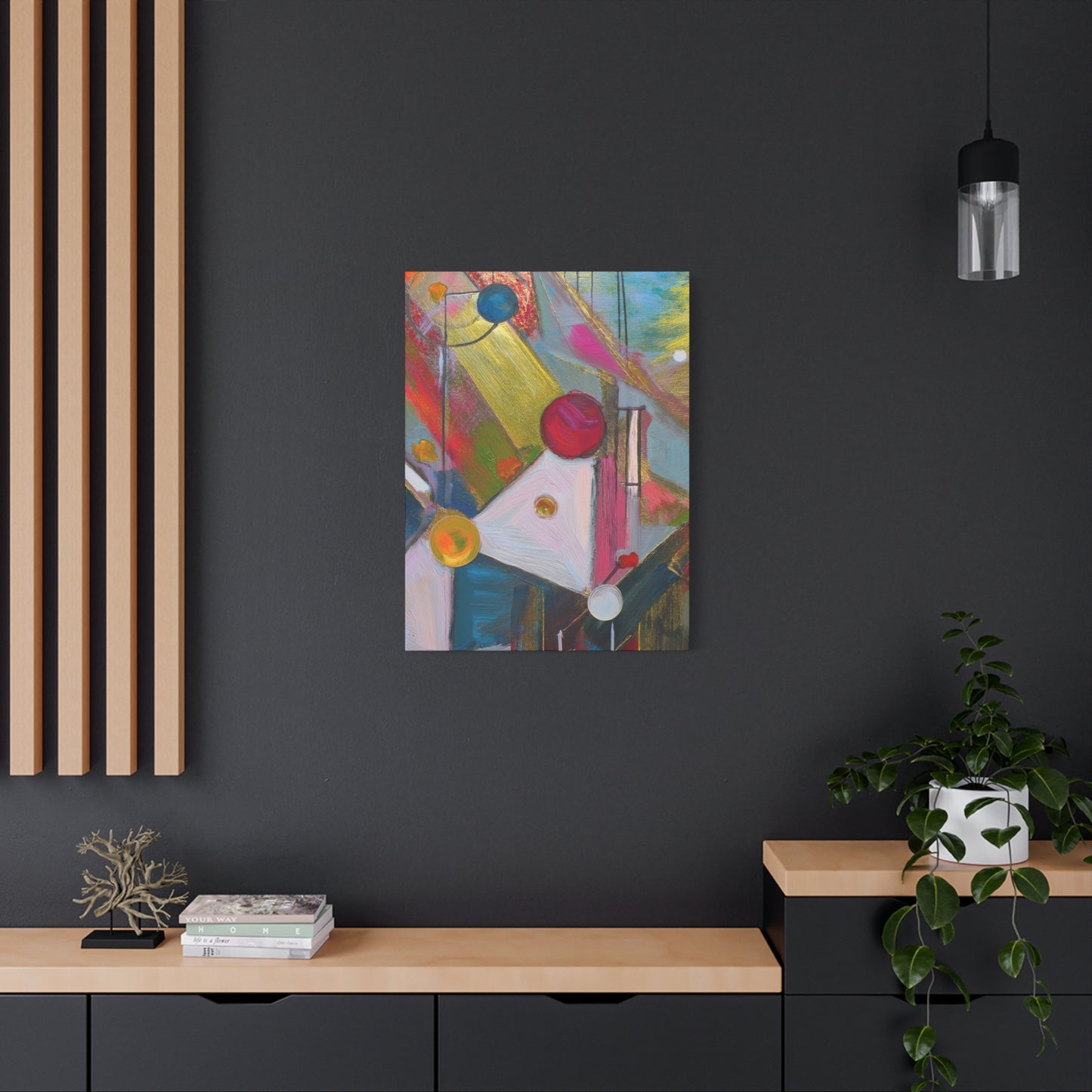Abstract Oil Painting Print Canvas 20x24,20x30,24x30 24x32,24x36,30x40 32x48,36x48,40x60 Pine-Wood Inner Frame ABS-167