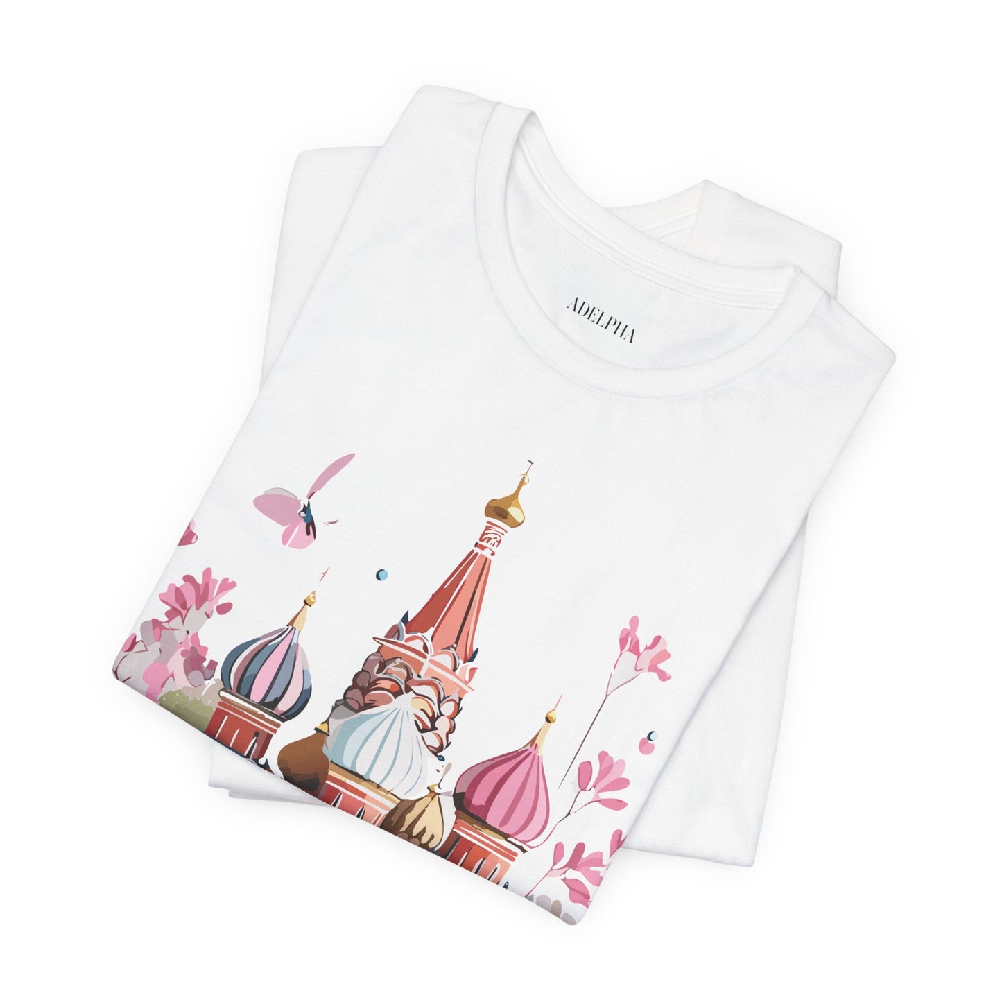 Premium Unisex Tourist Shirt Moscow Graphic Tee With Vintage Adelpha Artwork and Comfort