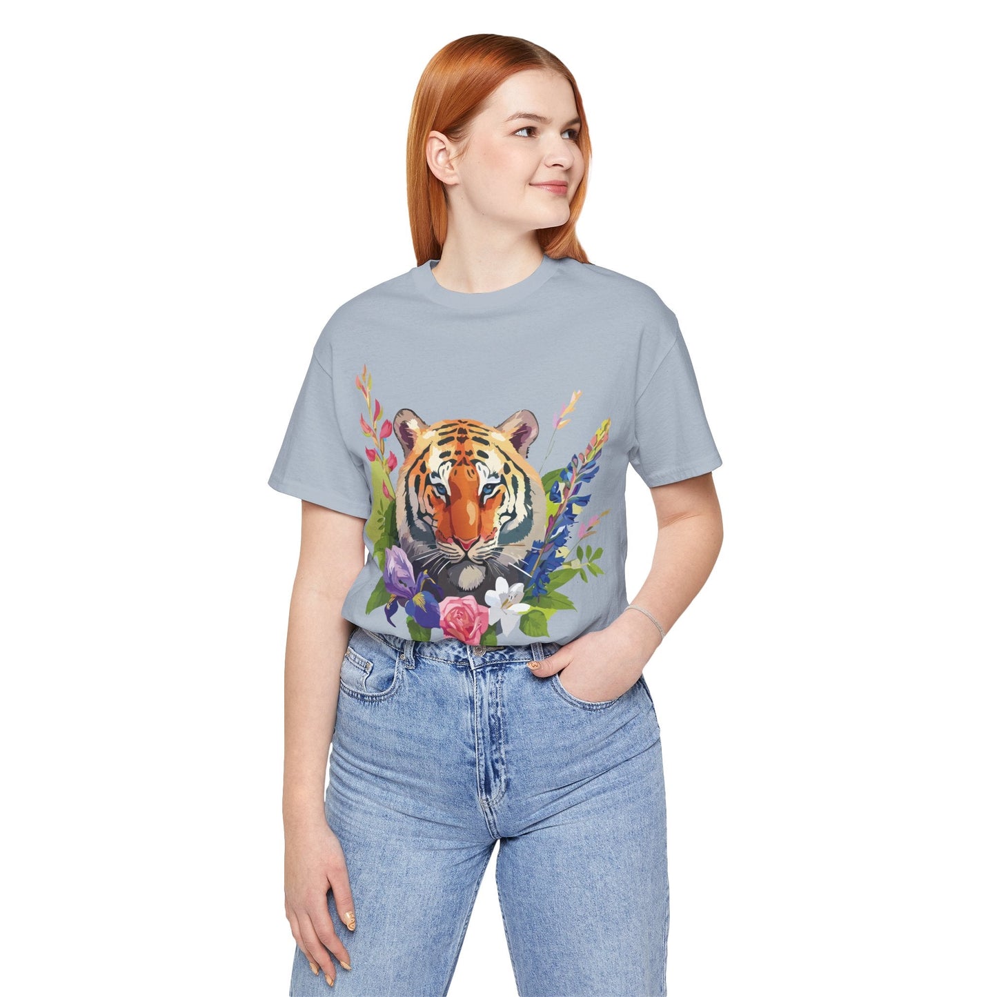 Tiger Shirt Unisex Jersey Short Sleeve Graphic Tee With Vintage Inspired Artwork From Adelpha