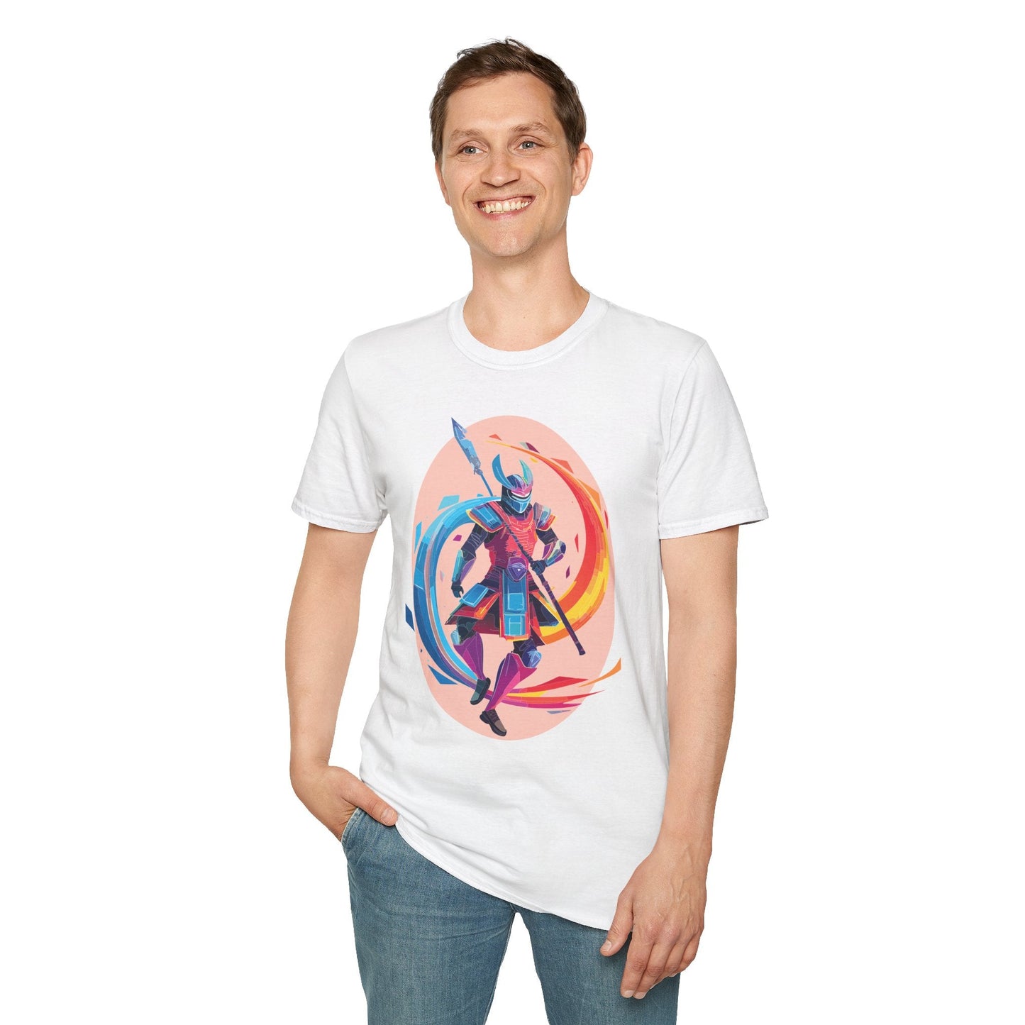 Samurai Shirt Unisex Softstyle T Shirt 64000 Cotton Breathable Everyday Comfort Fit