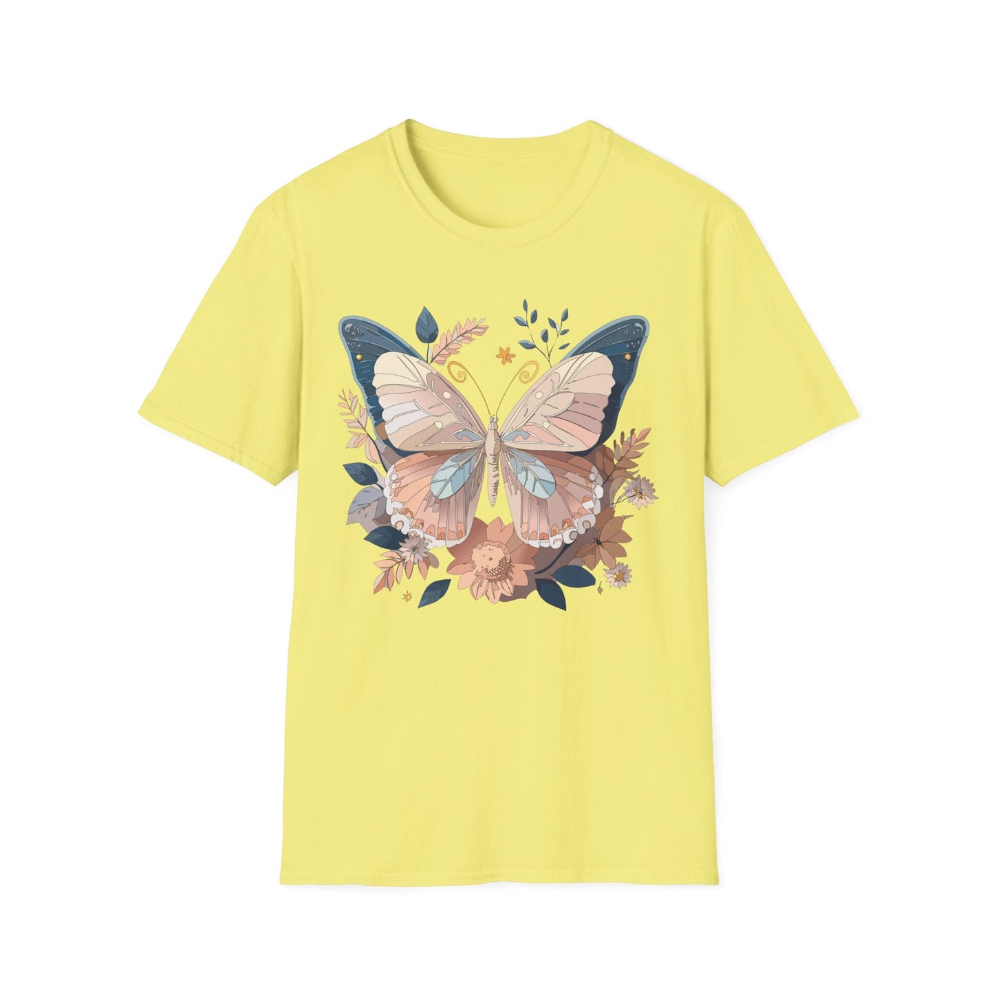 Monarch Butterfly Shirt Unisex Softstyle T Shirt 100 Percent Ring Spun Cotton Gildan 64000