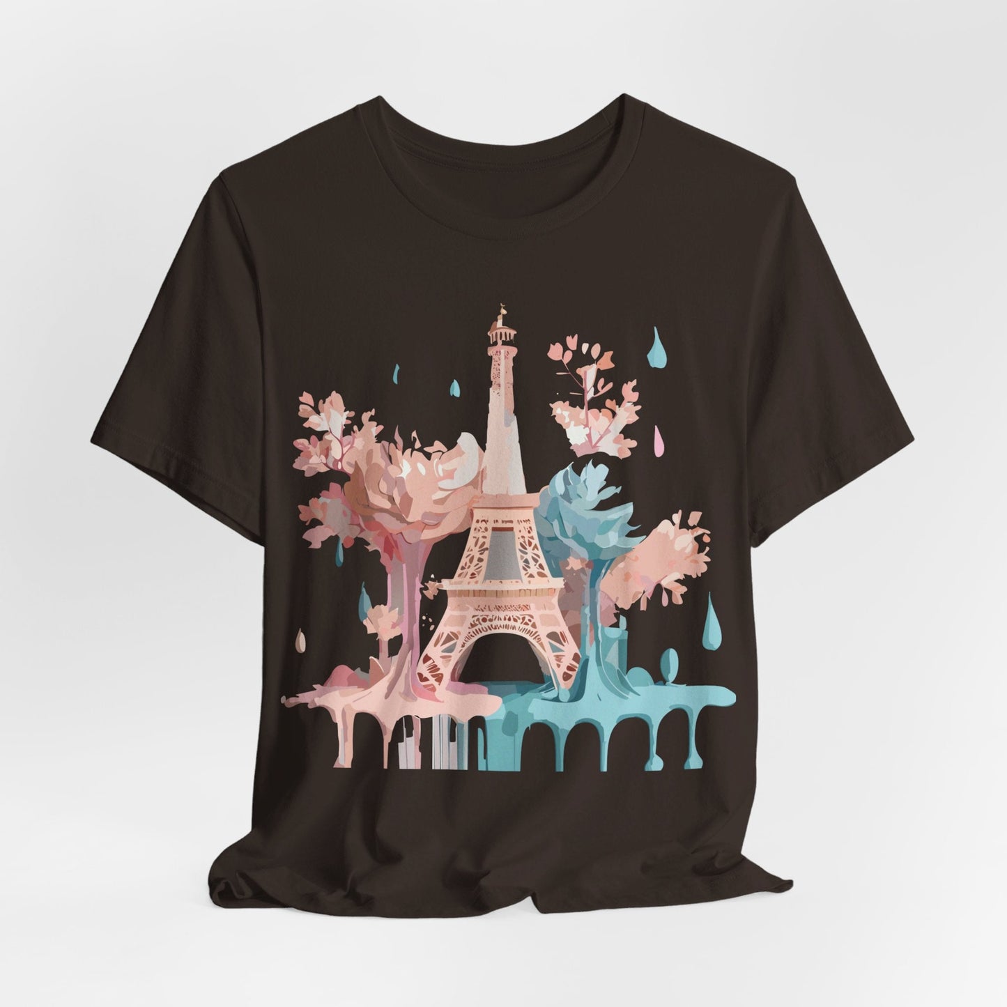 Unisex Paris Graphic Tee By Adelpha Vintage Inspired Tourist Shirt Short Sleeve Collection