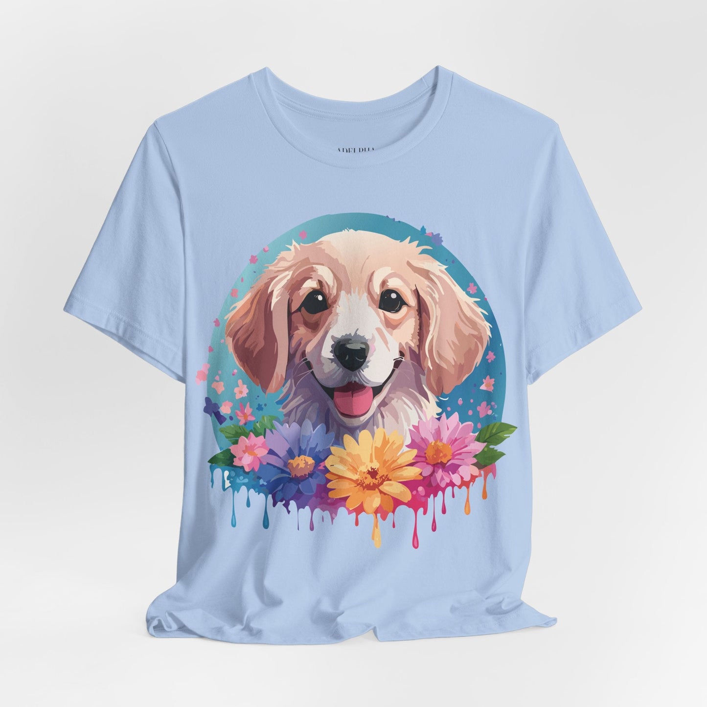 Dog Shirt Unisex Graphic Tee With Original Adelpha Artwork Jersey Short Sleeve Casual Look